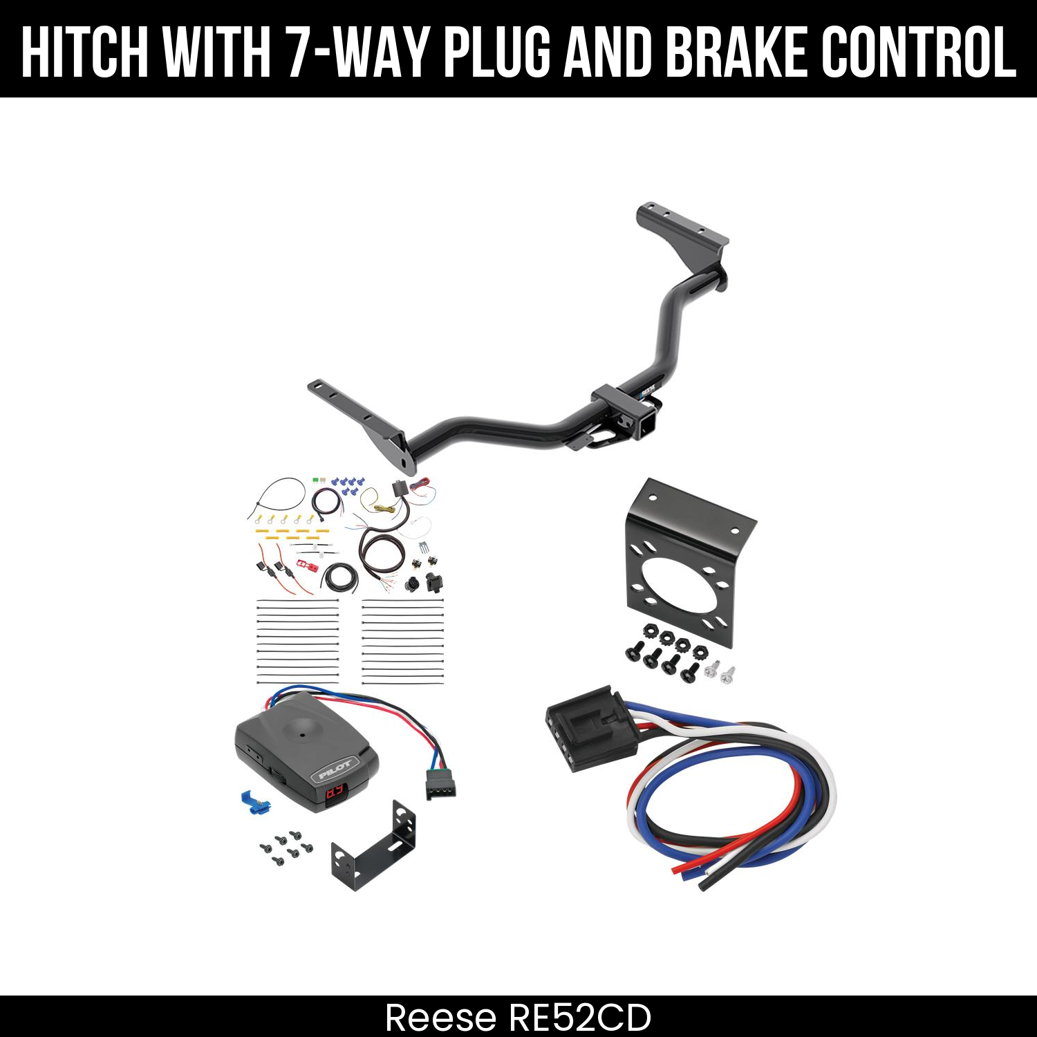 Trailer Hitch , 7-Way , Pro Series Pilot Brake Control