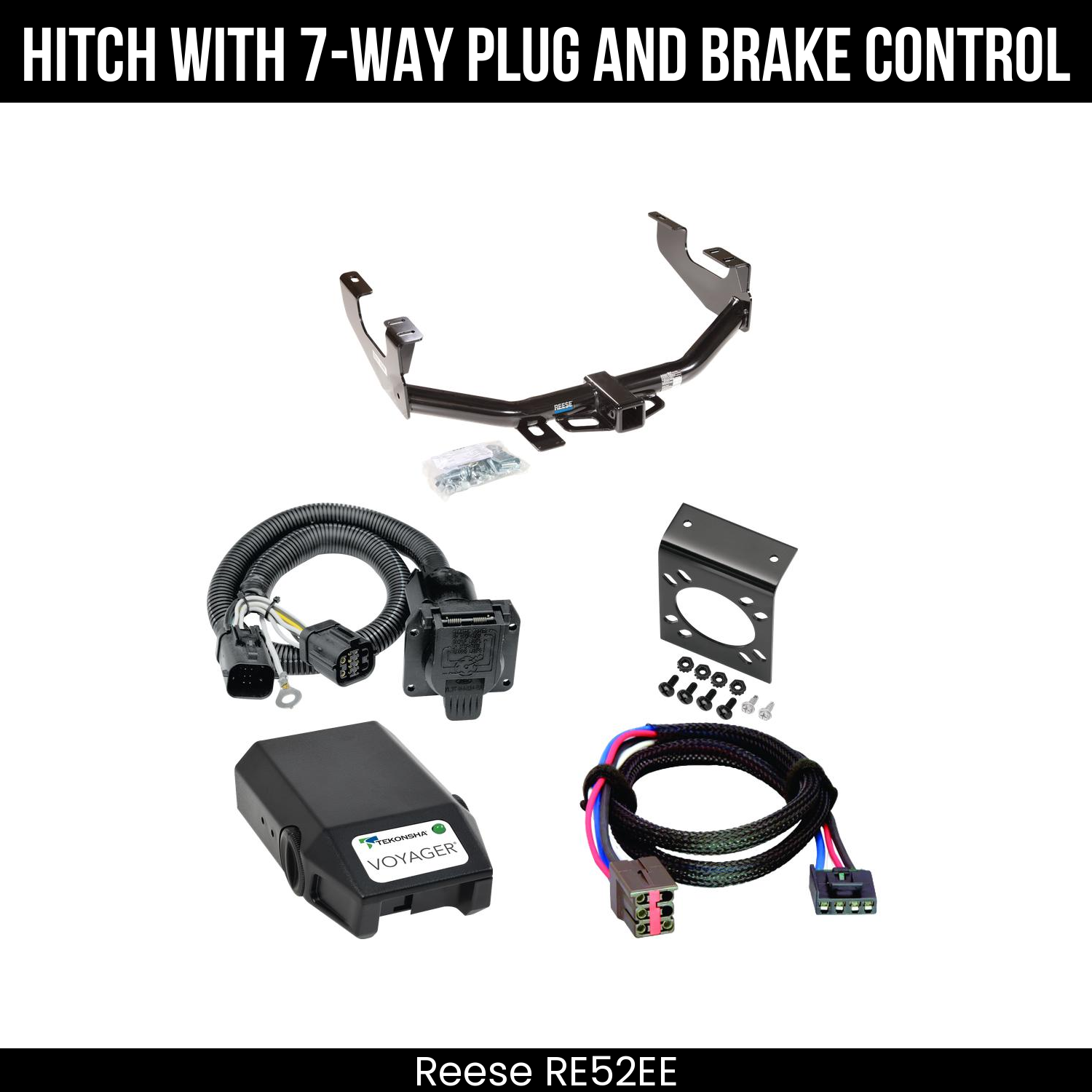 Trailer Hitch , 7-Way , Tekonsha Voyager Brake Control
