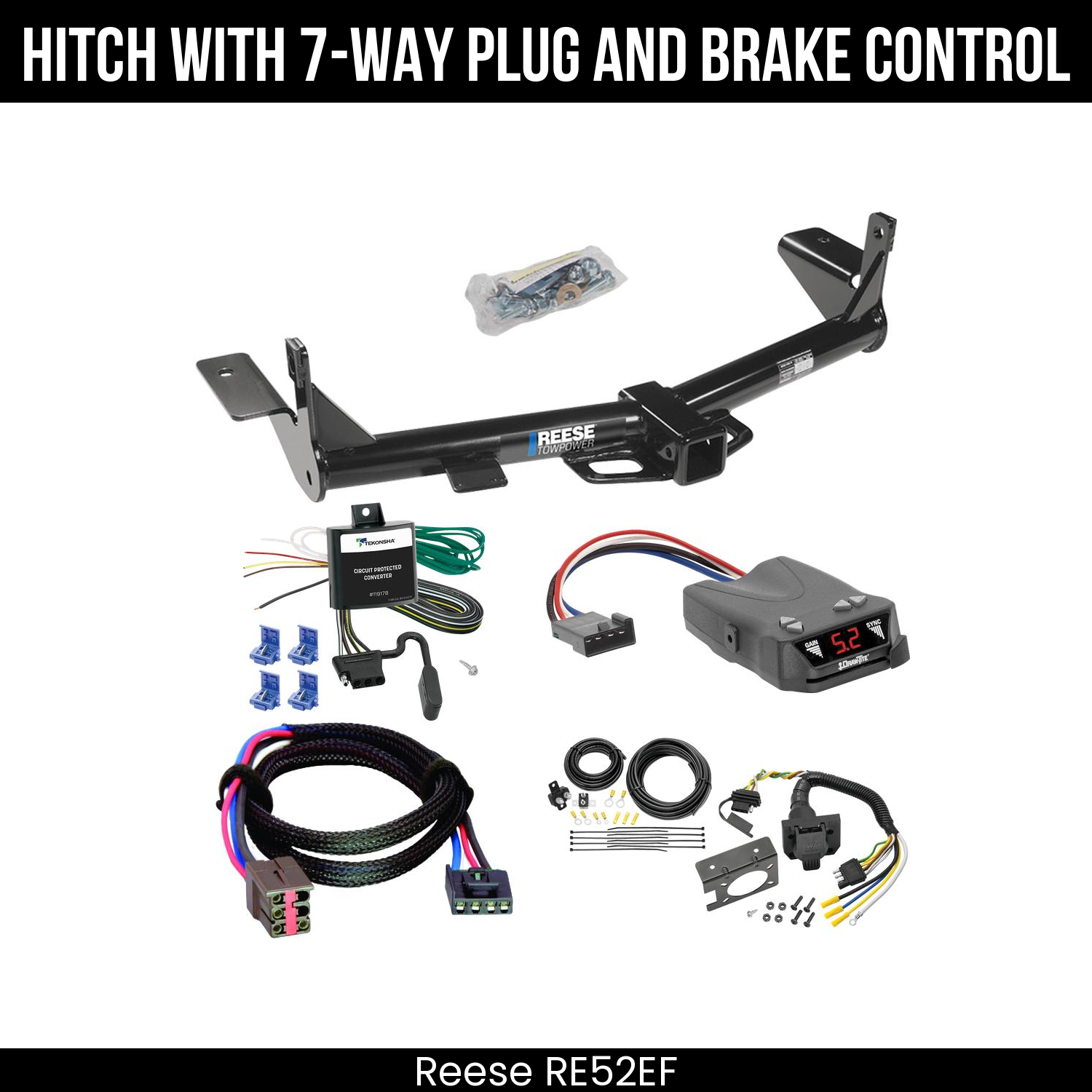 Trailer Hitch , 7-Way , Draw-Tite Activator IV Brake Control