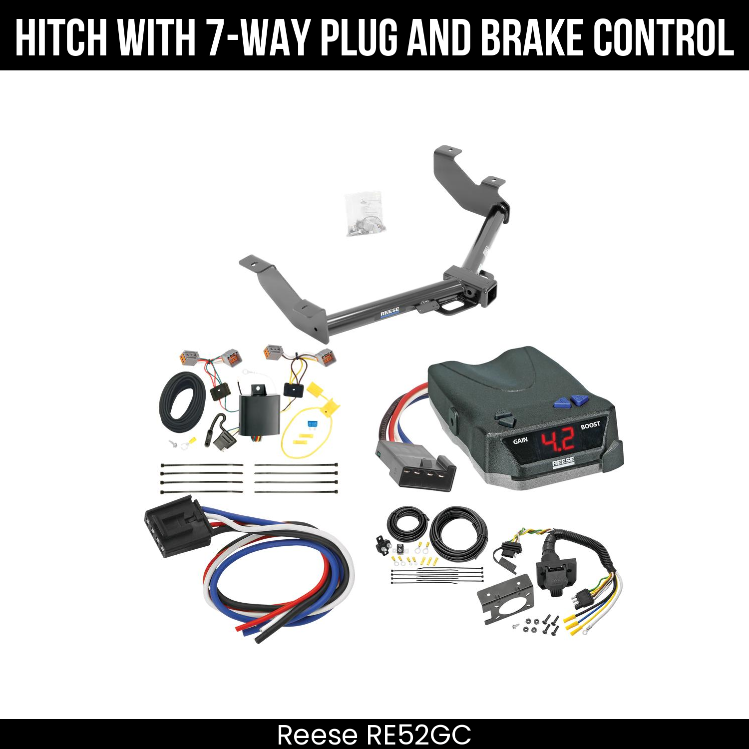 Trailer Hitch , 7-Way , Reese Brake EVN Control