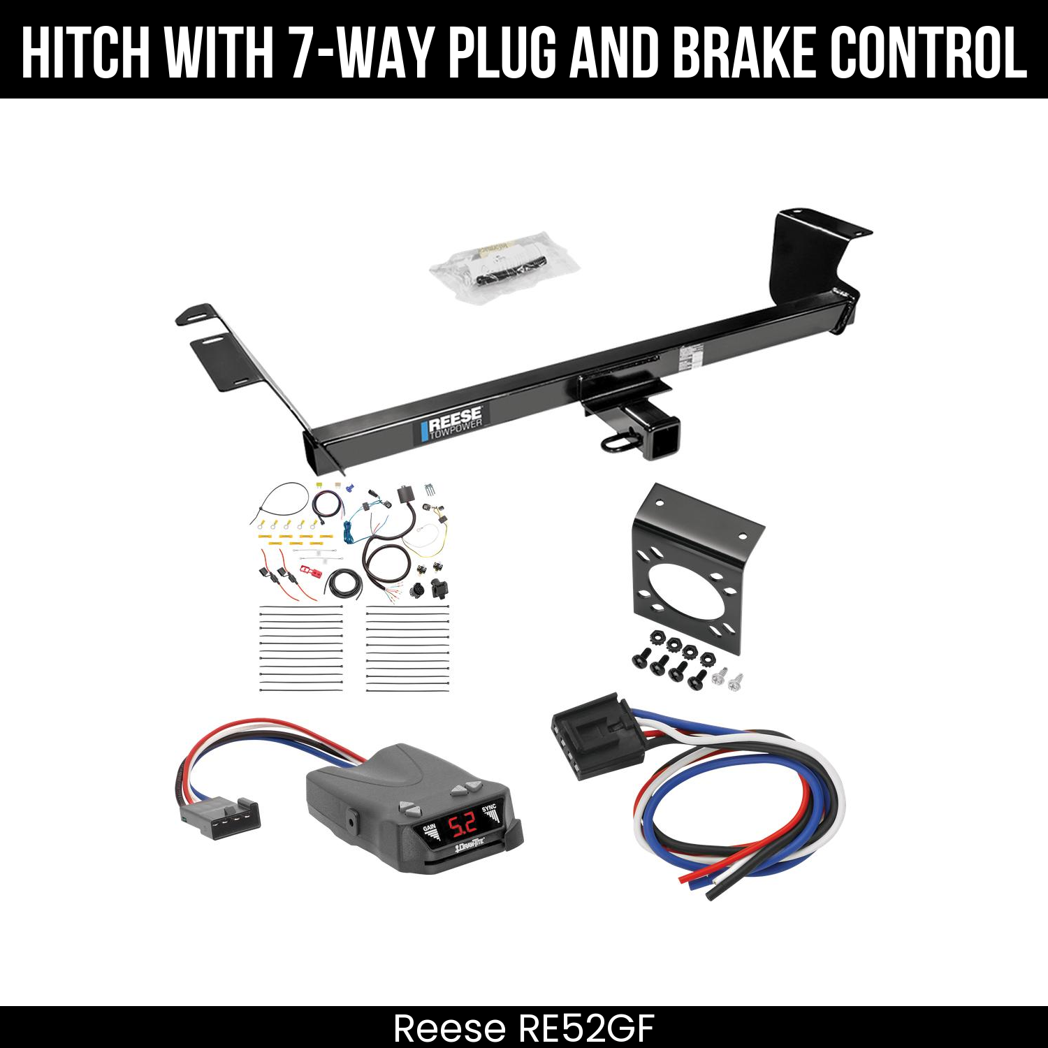 Trailer Hitch , 7-Way , Draw-Tite Activator IV Brake Control