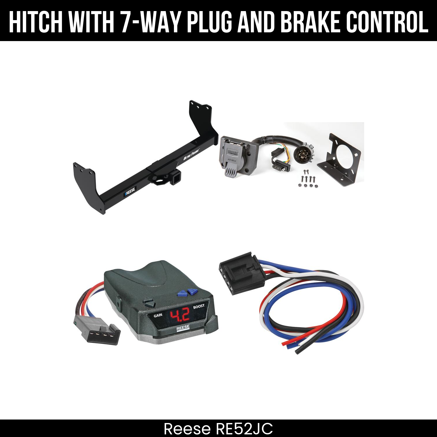Trailer Hitch , 7-Way , Reese Brake EVN Control