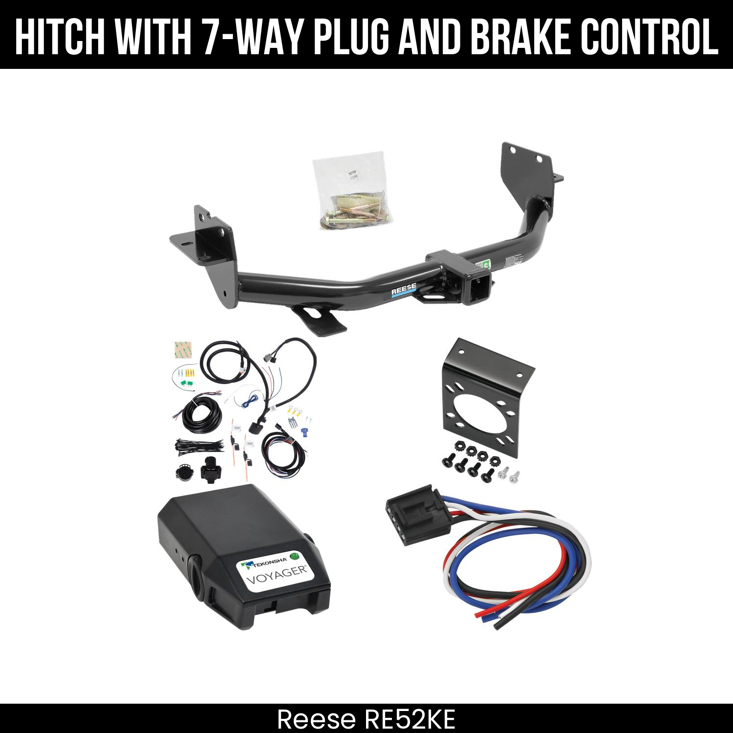 Trailer Hitch , 7-Way , Tekonsha Voyager Brake Control