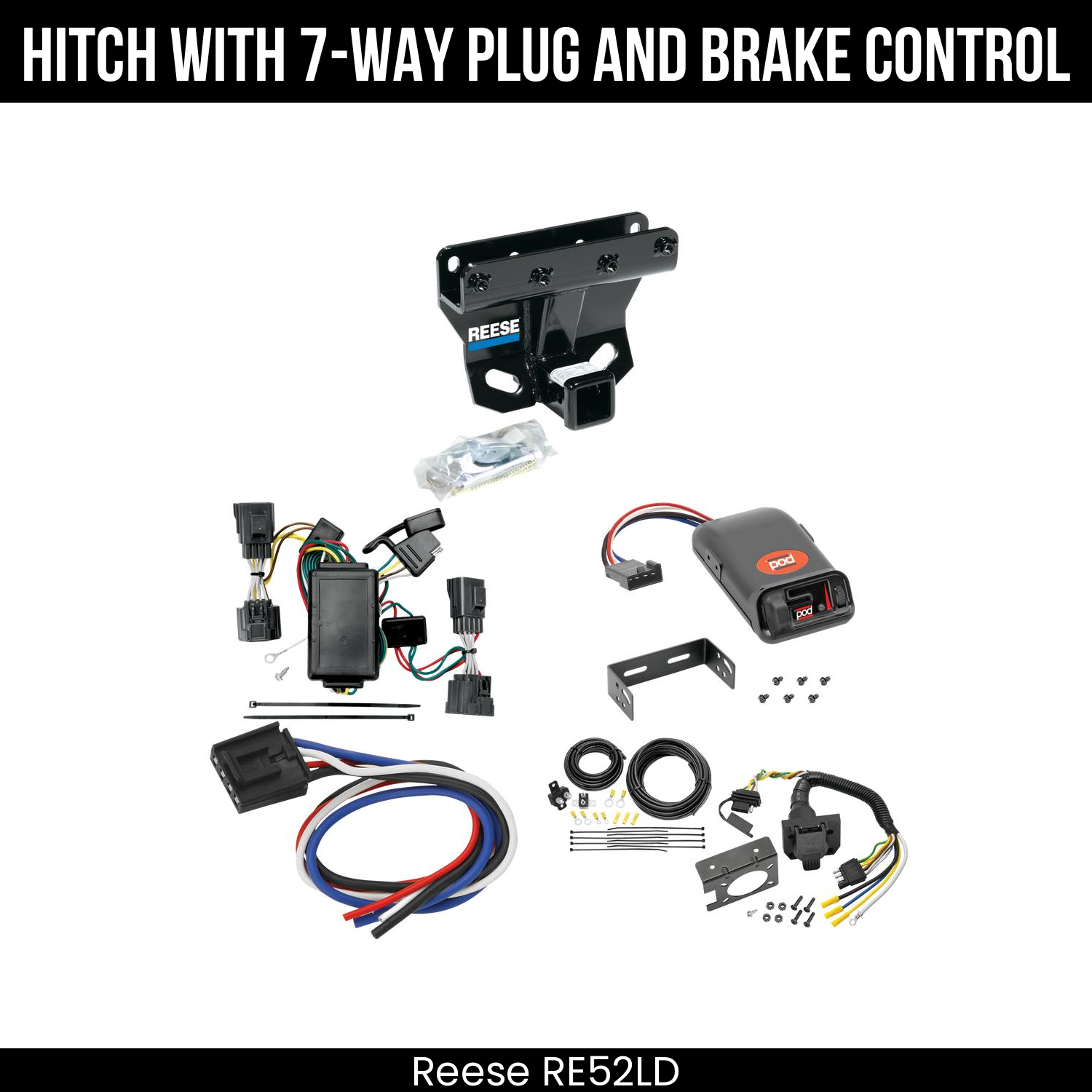 Trailer Hitch , 7-Way , Pro Series POD Brake Control