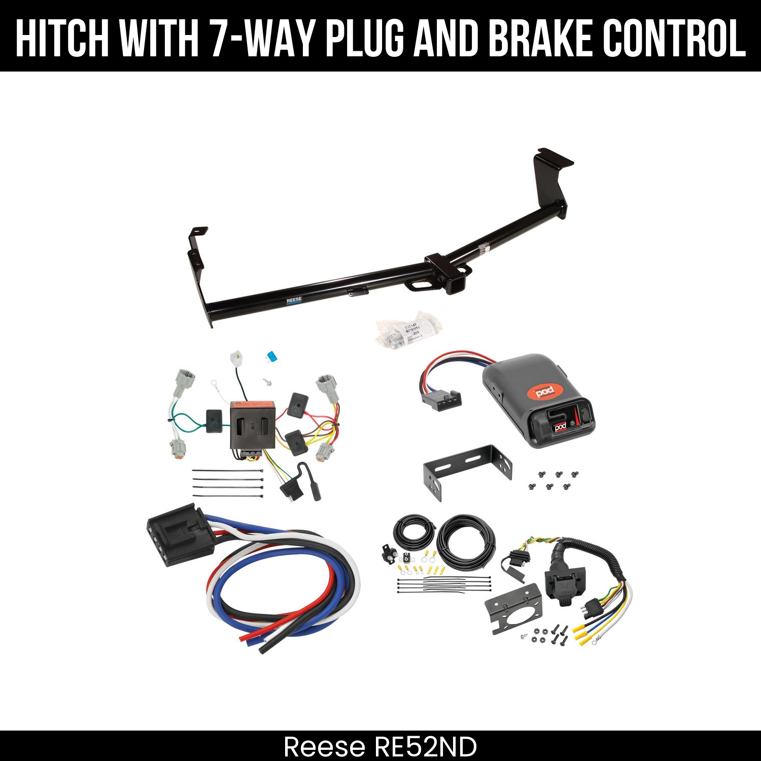 Trailer Hitch , 7-Way , Pro Series POD Brake Control