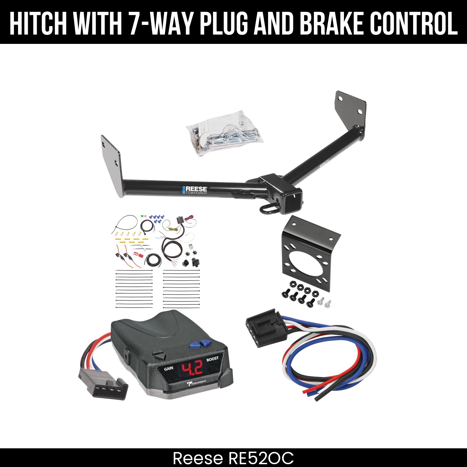 Trailer Hitch , 7-Way , Tekonsha Brake EVN Control