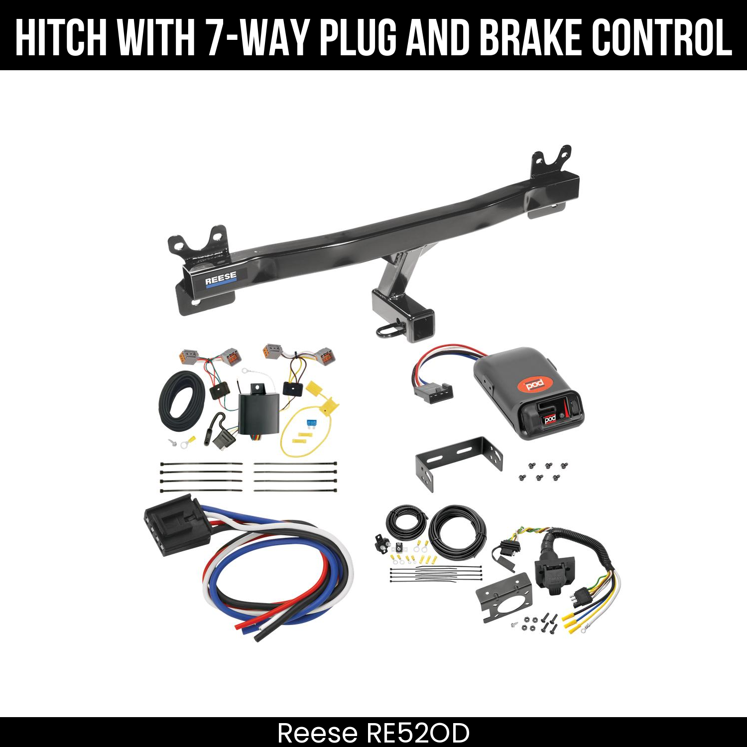 Trailer Hitch , 7-Way , Pro Series POD Brake Control