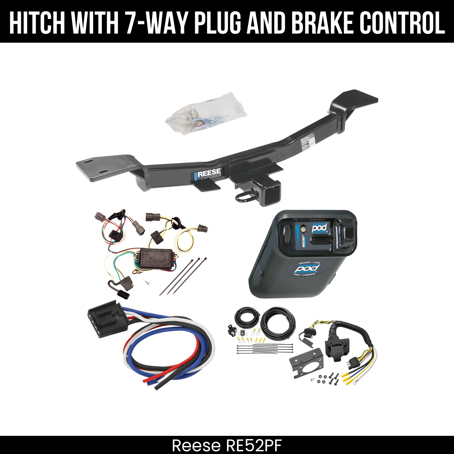 Trailer Hitch , 7-Way , Reese POD Brake Control