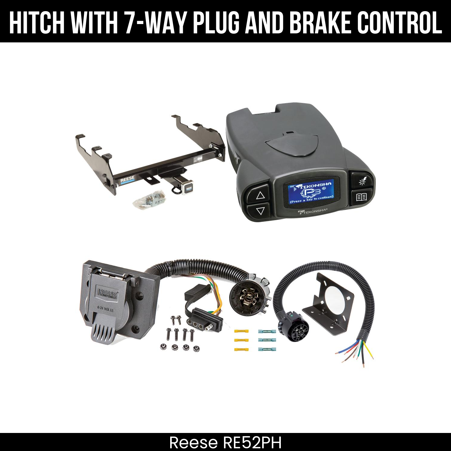 Trailer Hitch , 7-Way , Tekonsha Prodigy P3 Brake Control