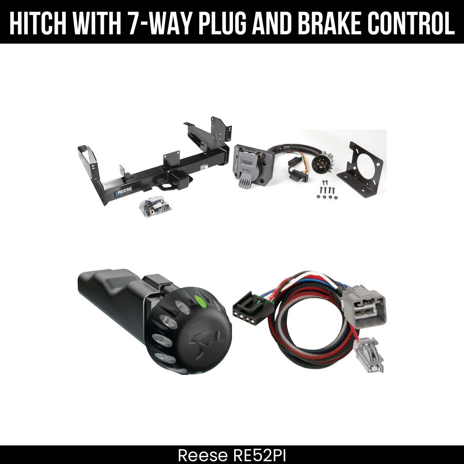 Trailer Hitch , 7-Way , Tekonsha Voyager iD Smart Brake Control
