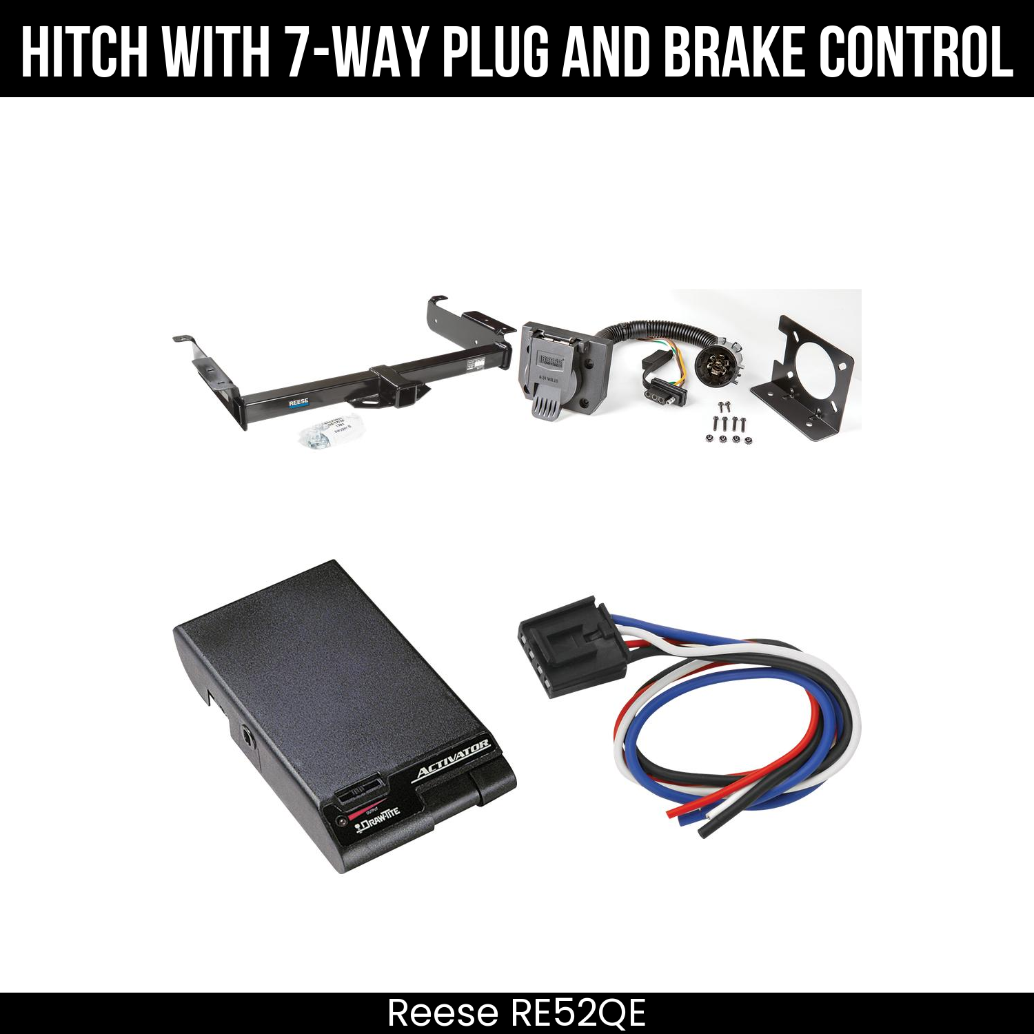 Trailer Hitch , 7-Way , Draw-Tite Activator Brake Control