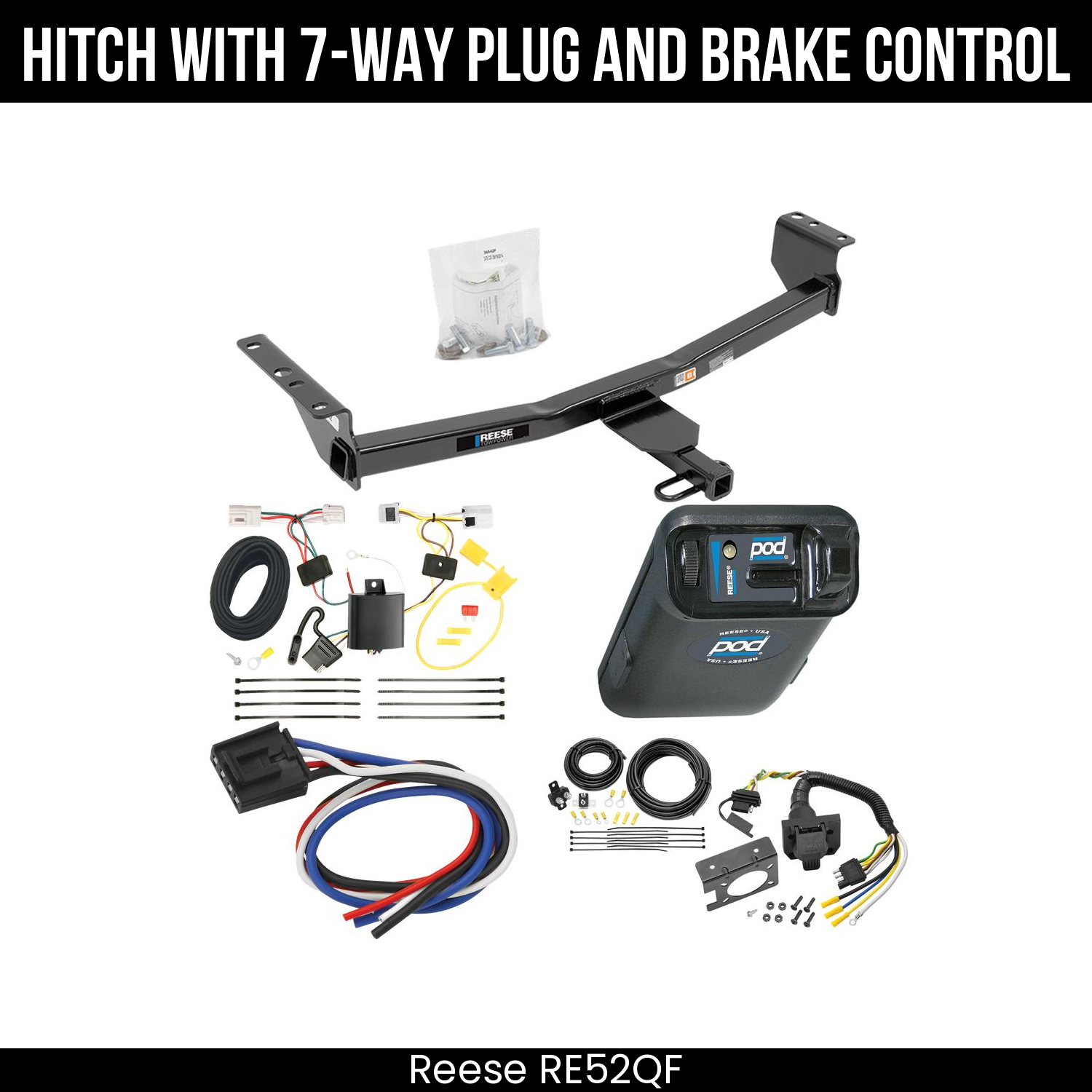 Trailer Hitch , 7-Way , Reese POD Brake Control