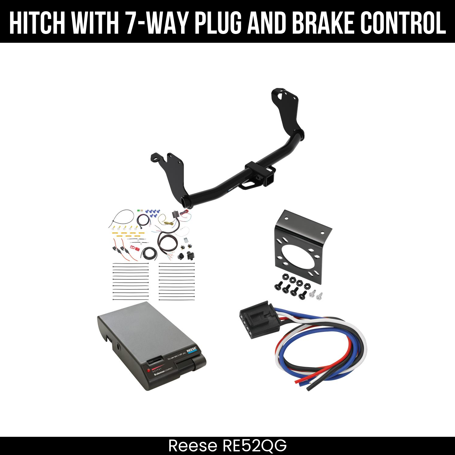 Trailer Hitch , 7-Way , Reese Brakeman Brake Control