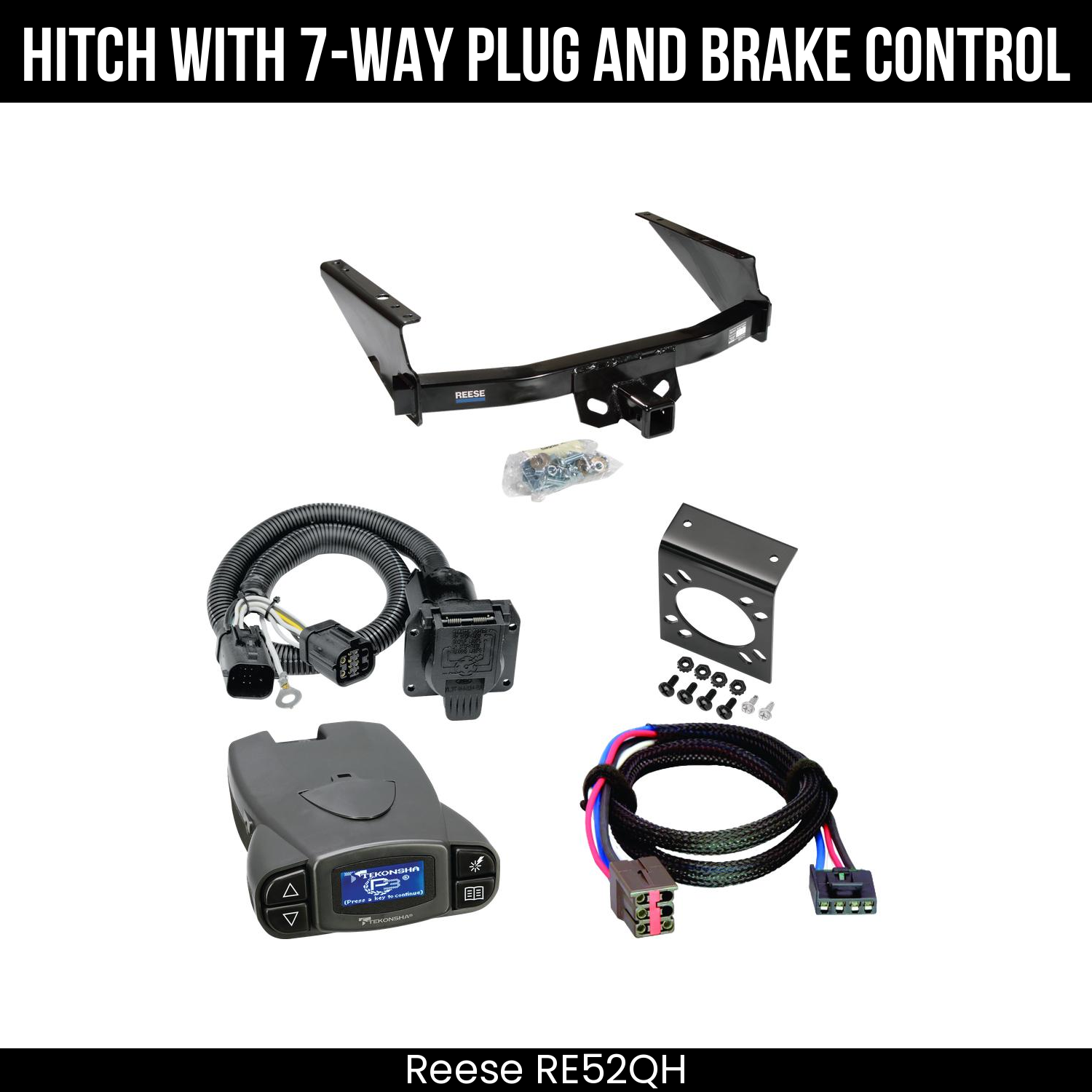Trailer Hitch , 7-Way , Tekonsha Prodigy P3 Brake Control