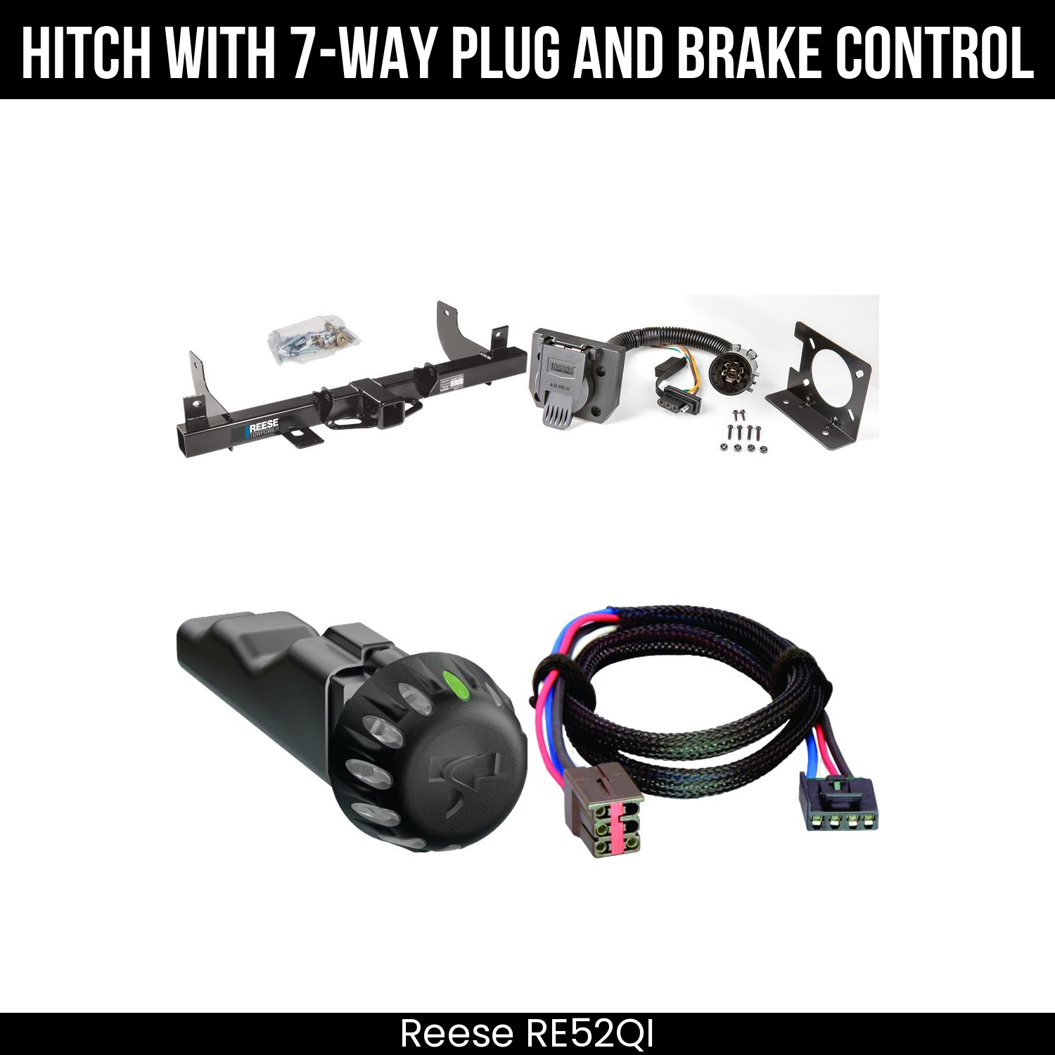 Trailer Hitch , 7-Way , Tekonsha Voyager iD Smart Brake Control