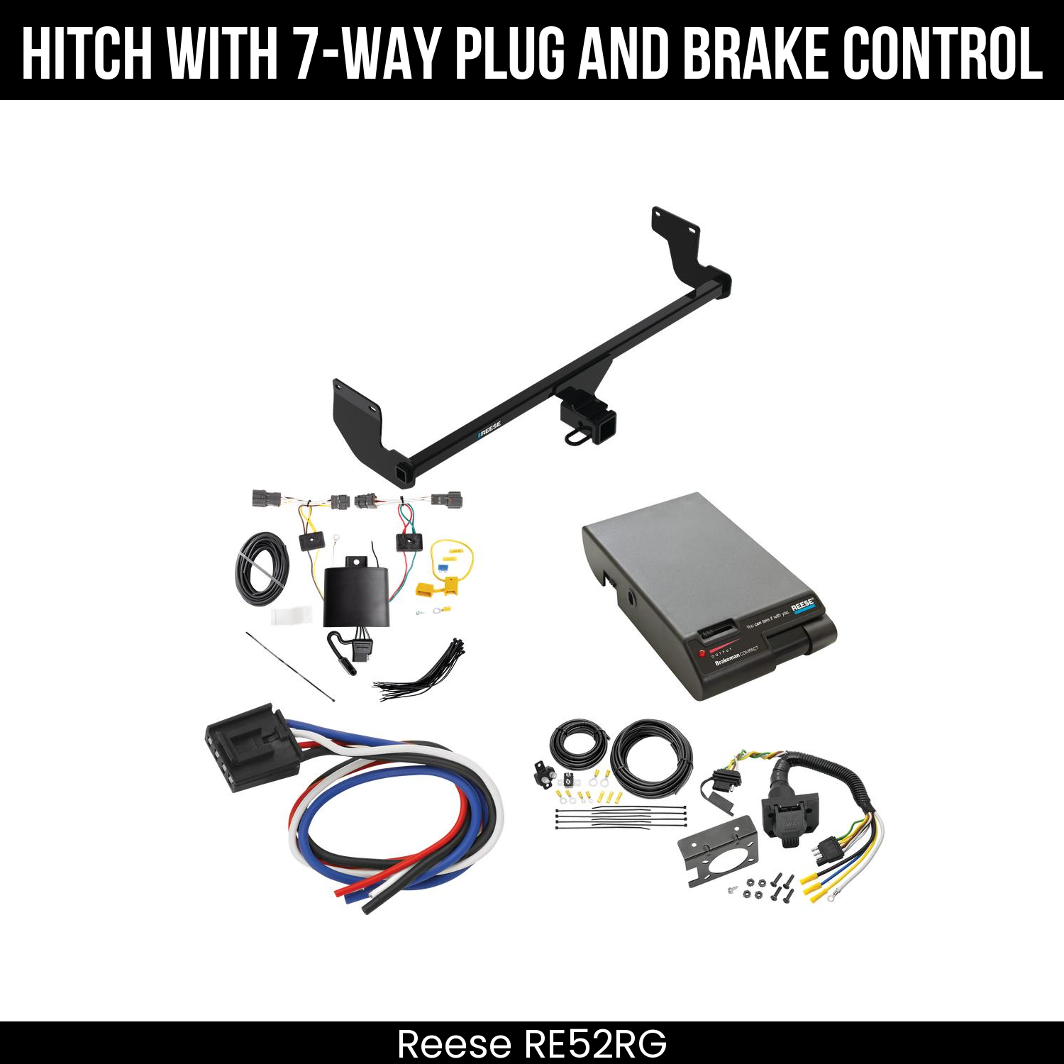 Trailer Hitch , 7-Way , Reese Brakeman Brake Control