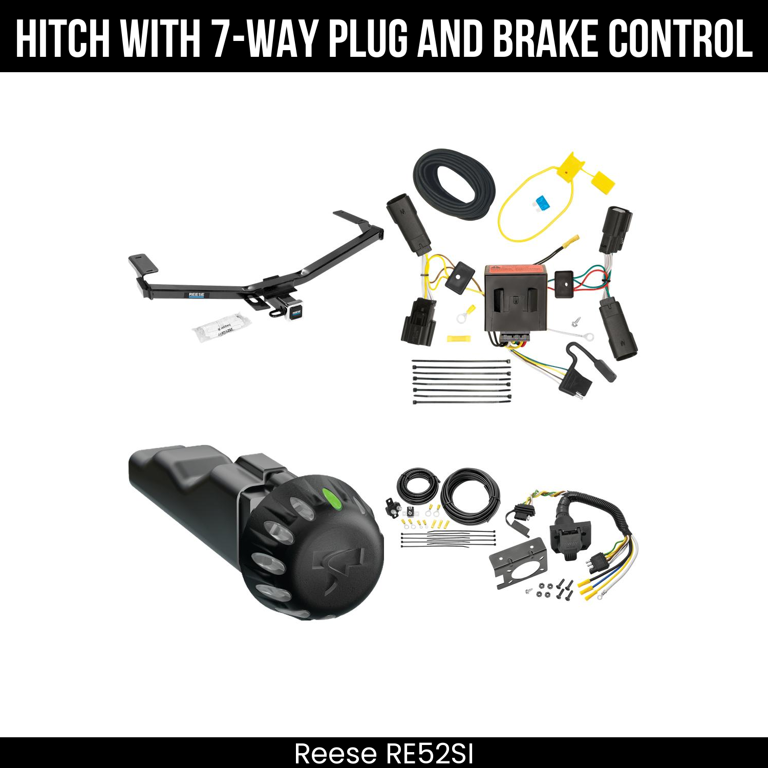 Trailer Hitch , 7-Way , Tekonsha Voyager iD Smart Brake Control