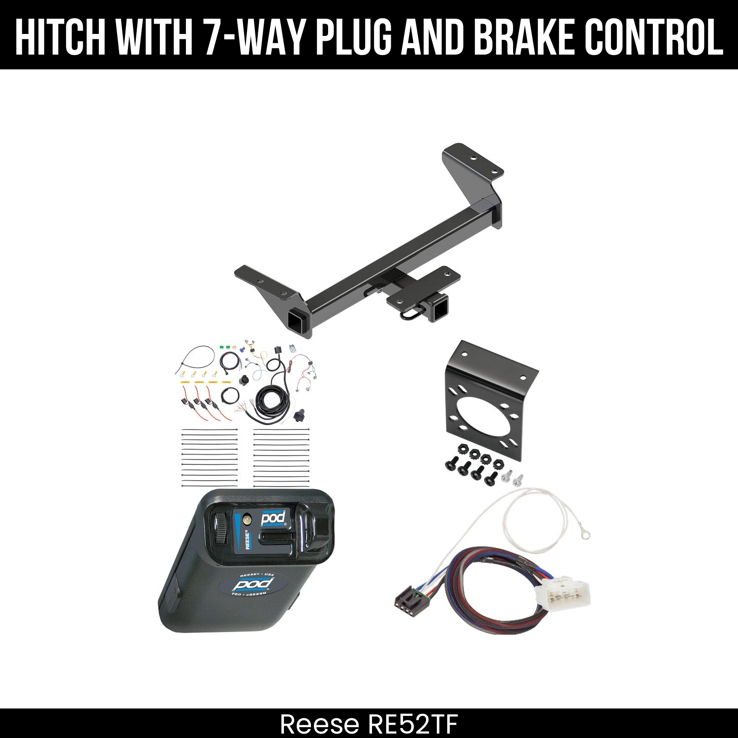 Trailer Hitch , 7-Way , Reese POD Brake Control