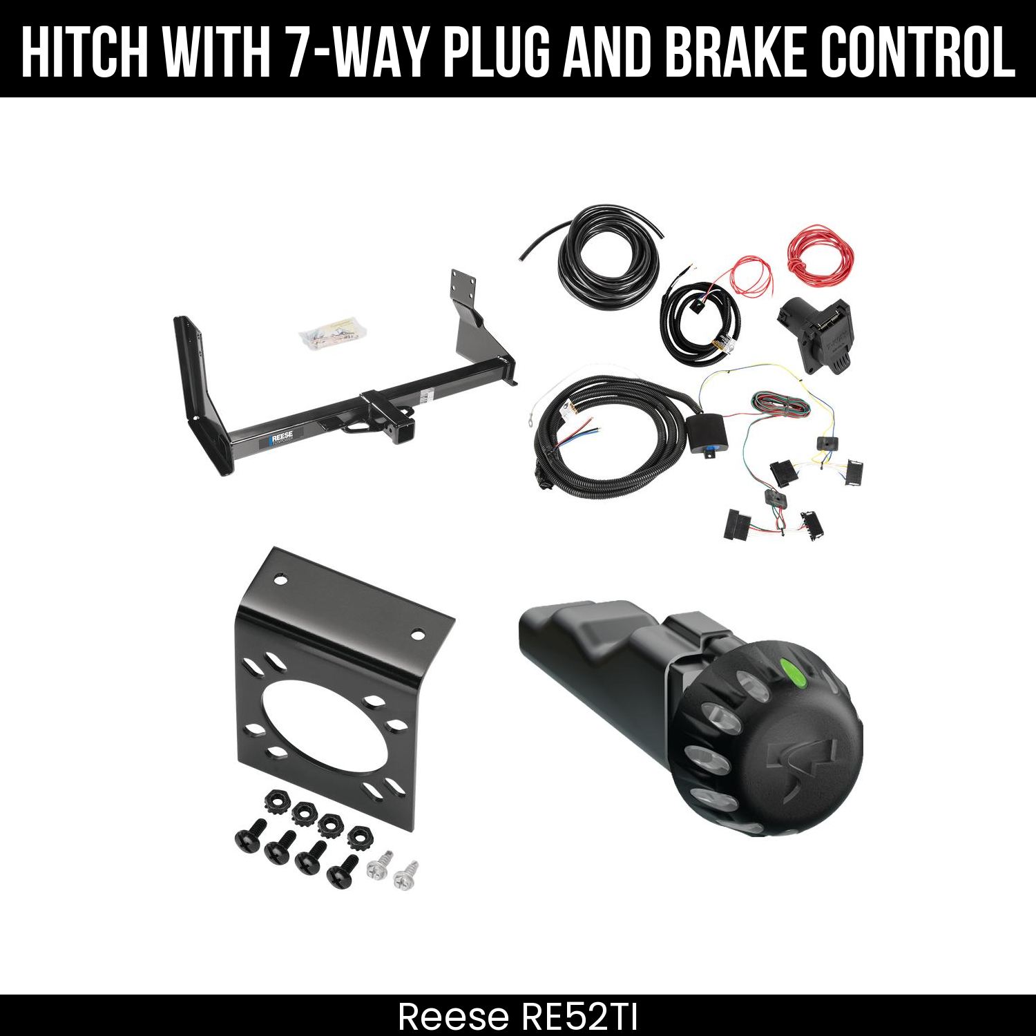 Trailer Hitch , 7-Way , Tekonsha Voyager iD Smart Brake Control