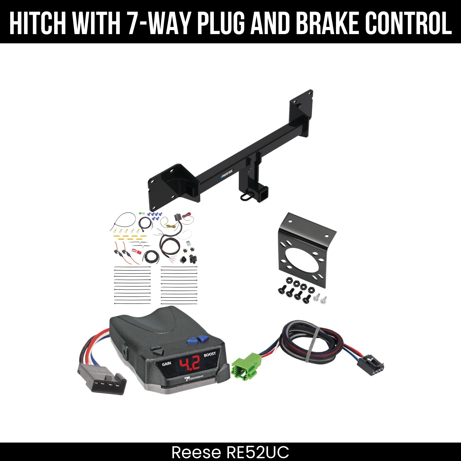 Trailer Hitch , 7-Way , Tekonsha Brake EVN Control