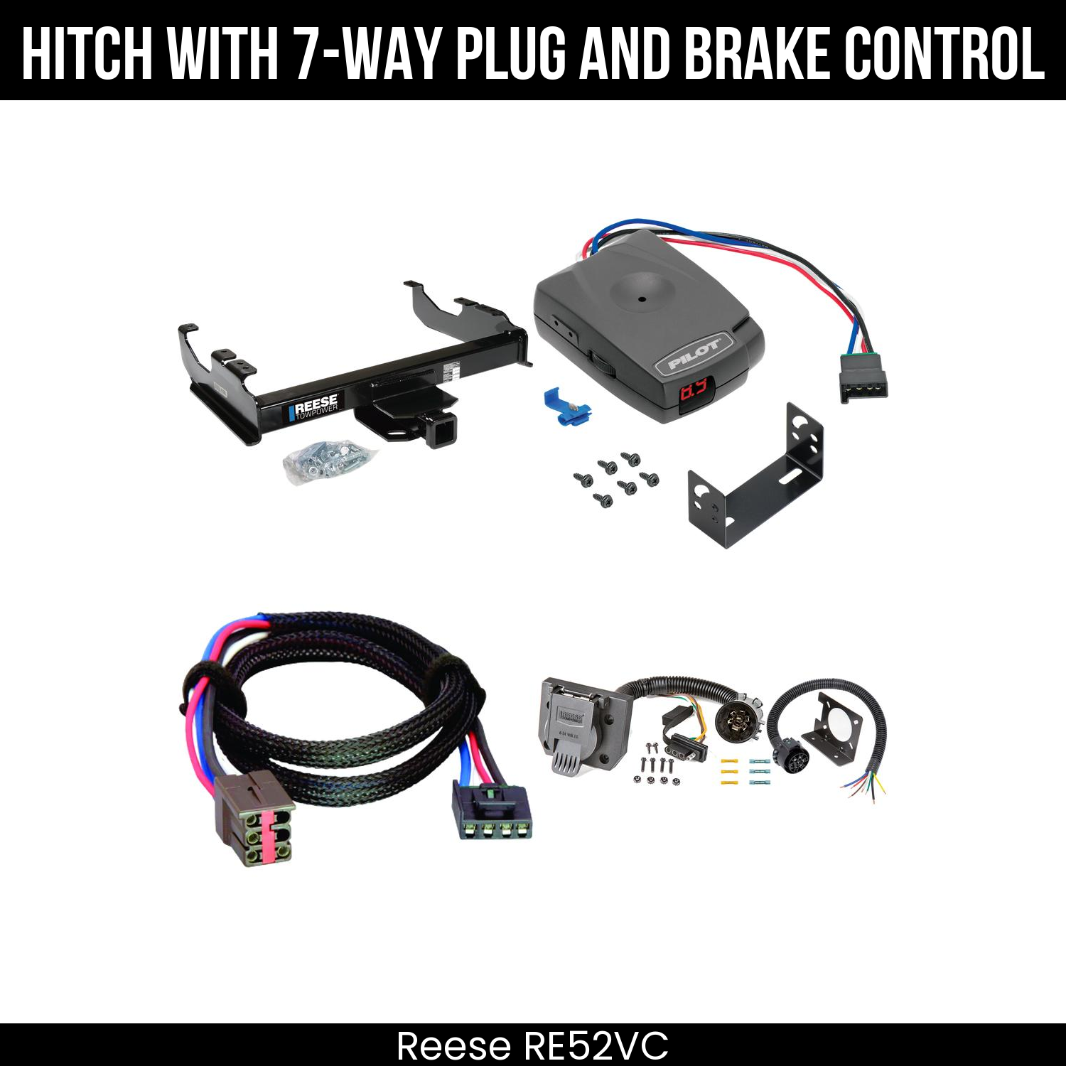 Trailer Hitch , 7-Way , Pro Series Pilot Brake Control