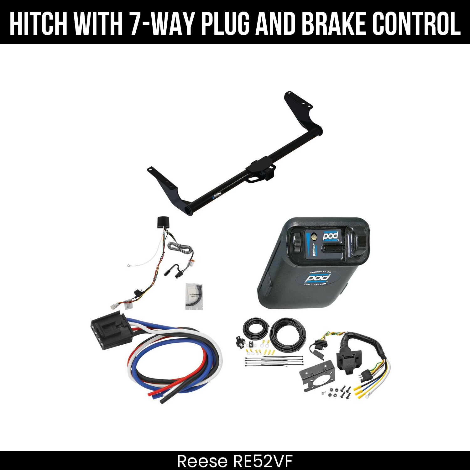 Trailer Hitch , 7-Way , Reese POD Brake Control