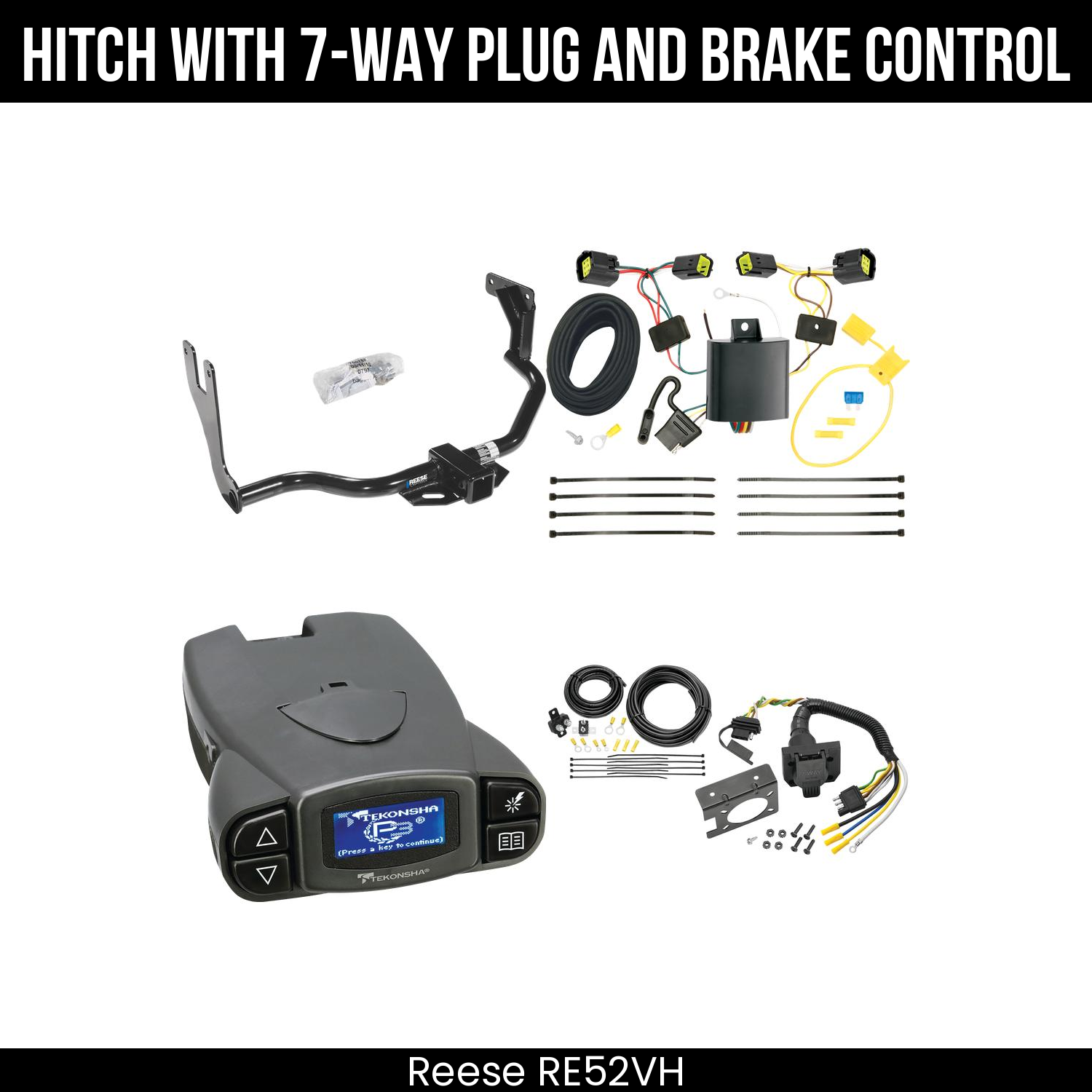Trailer Hitch , 7-Way , Tekonsha Prodigy P3 Brake Control