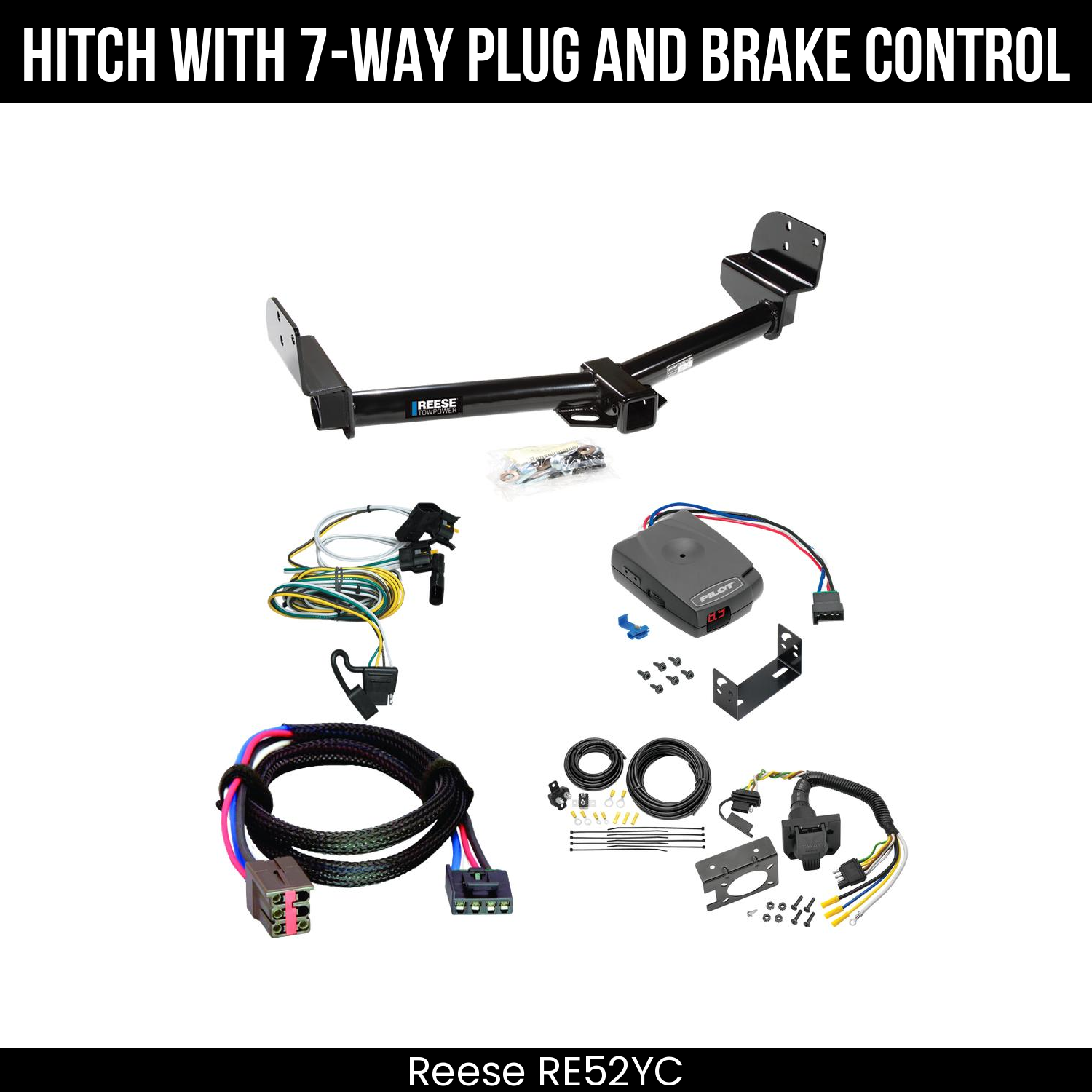 Trailer Hitch , 7-Way , Pro Series Pilot Brake Control