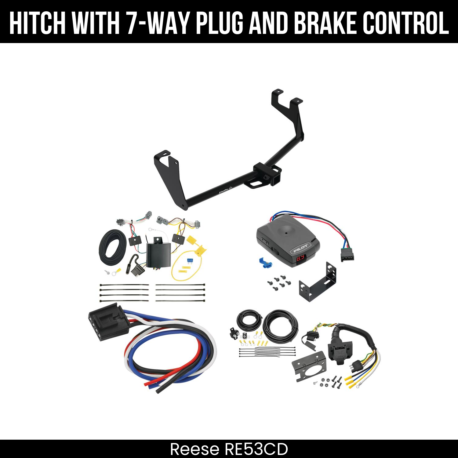 Trailer Hitch , 7-Way , Pro Series Pilot Brake Control