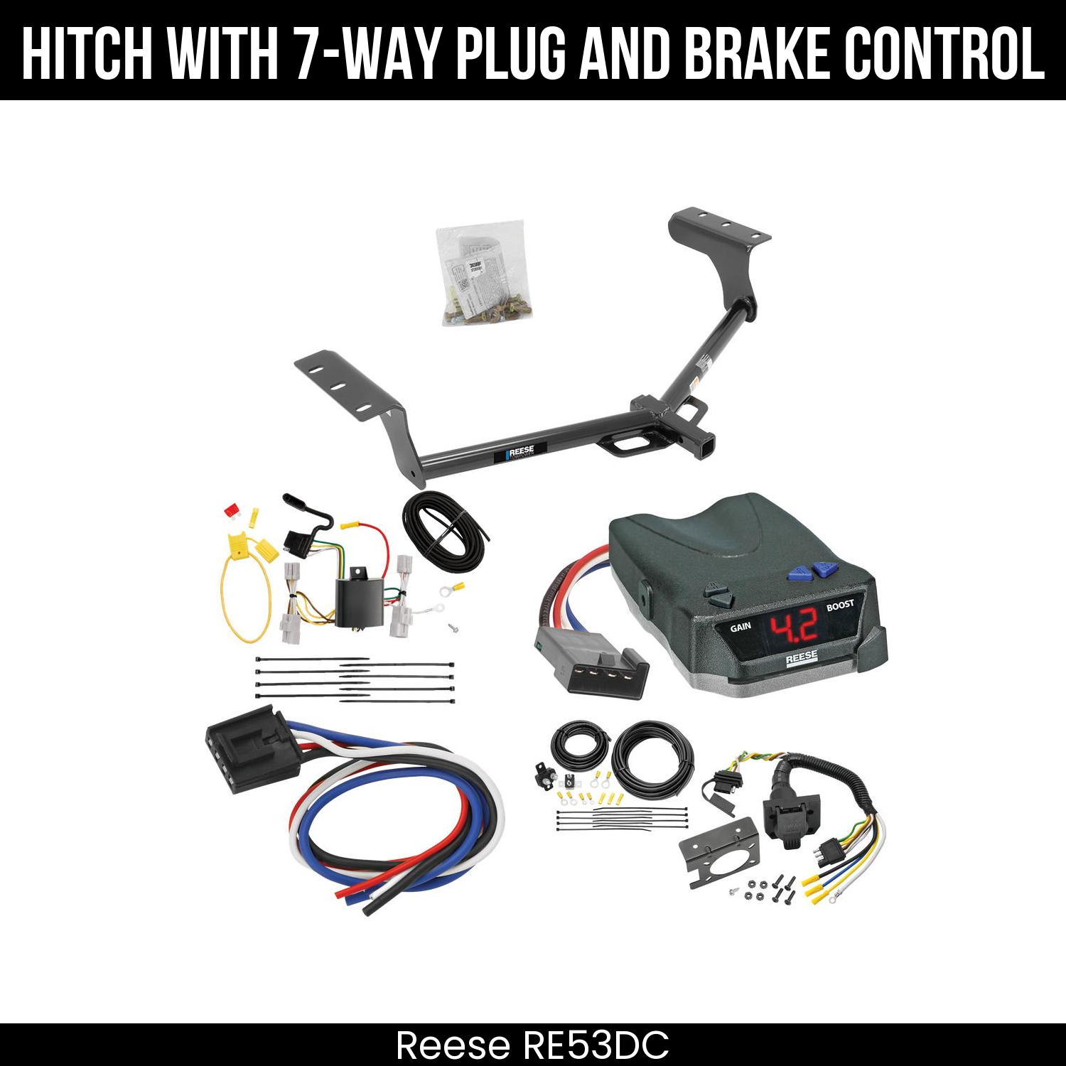 Trailer Hitch , 7-Way , Reese Brake EVN Control