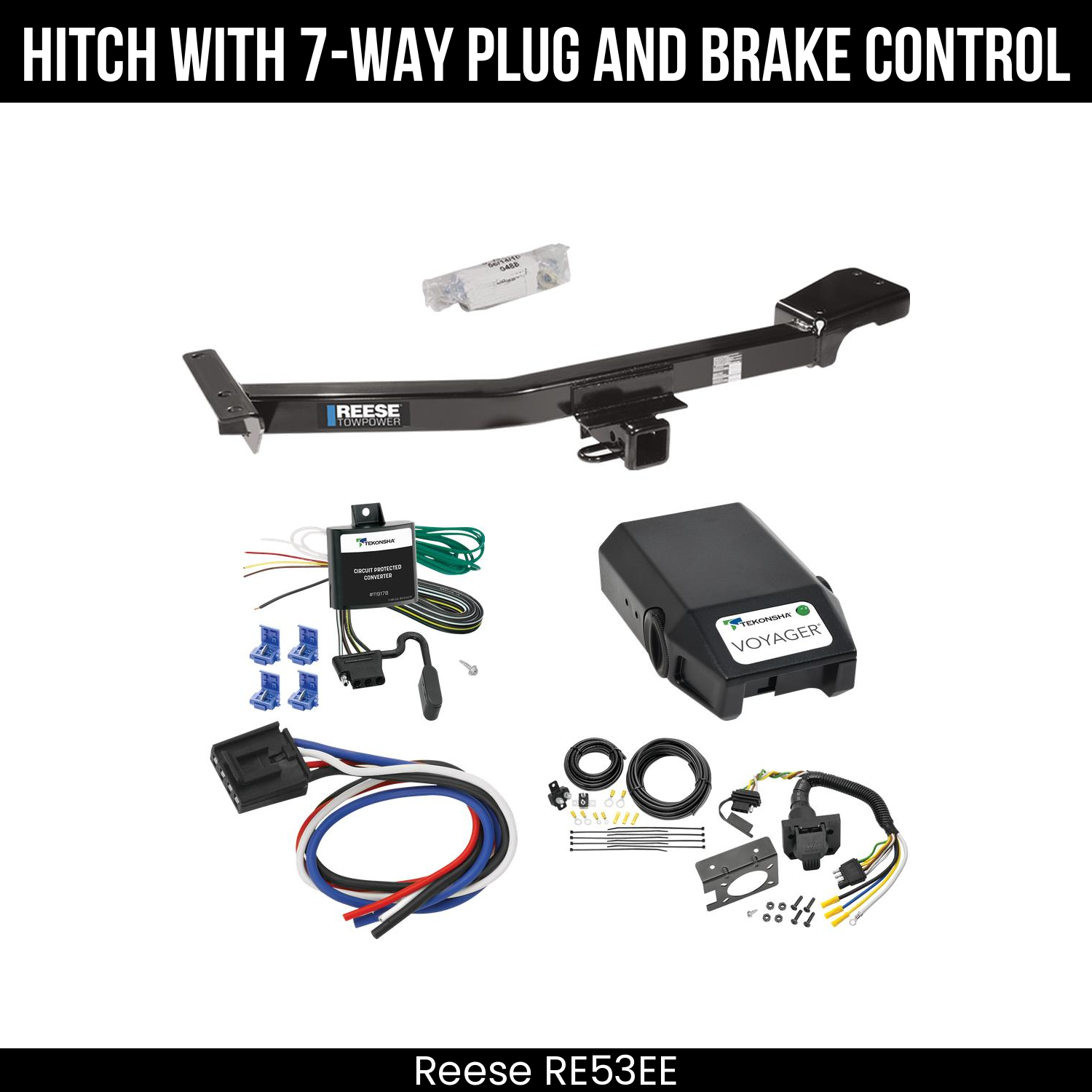 Trailer Hitch , 7-Way , Tekonsha Voyager Brake Control