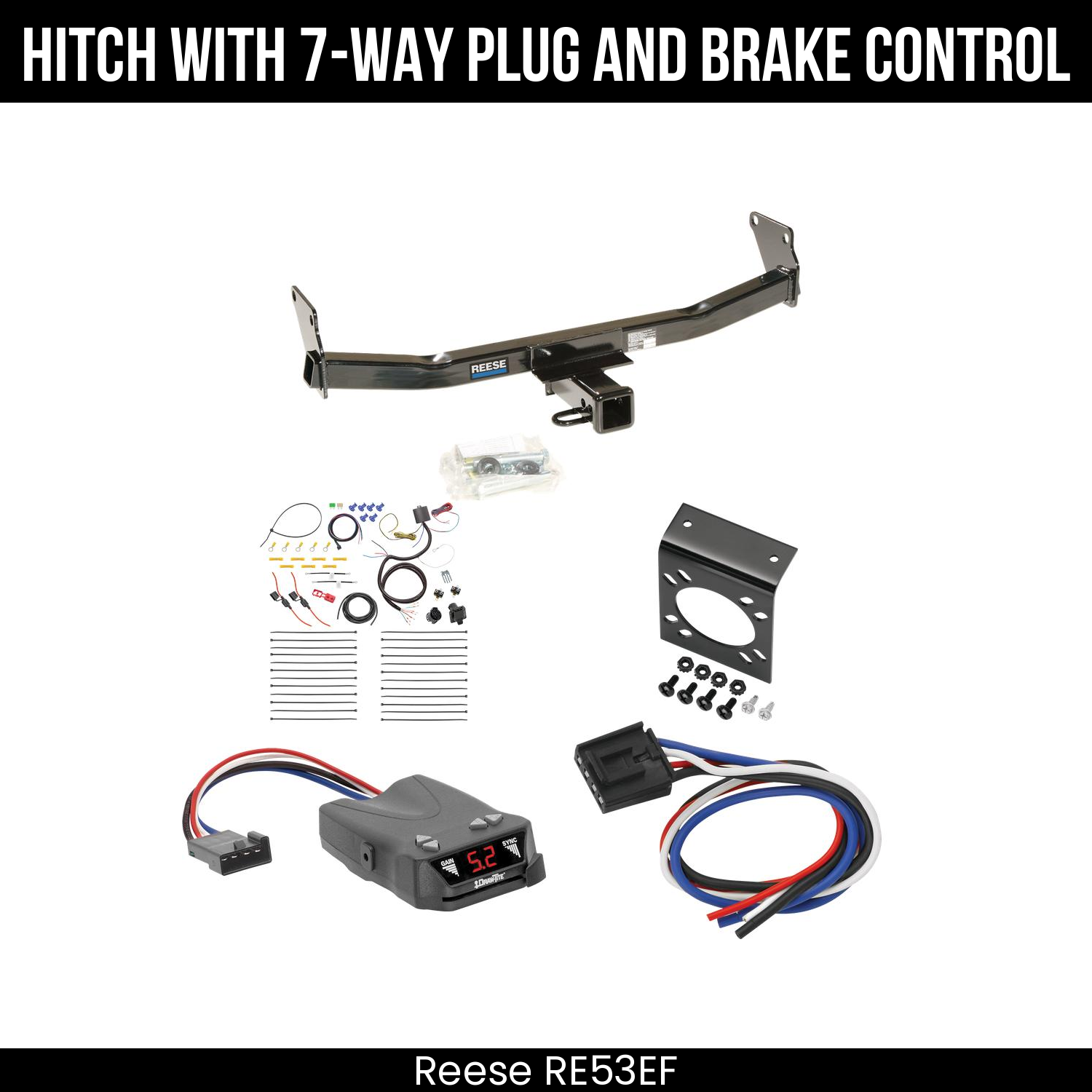 Trailer Hitch , 7-Way , Draw-Tite Activator IV Brake Control