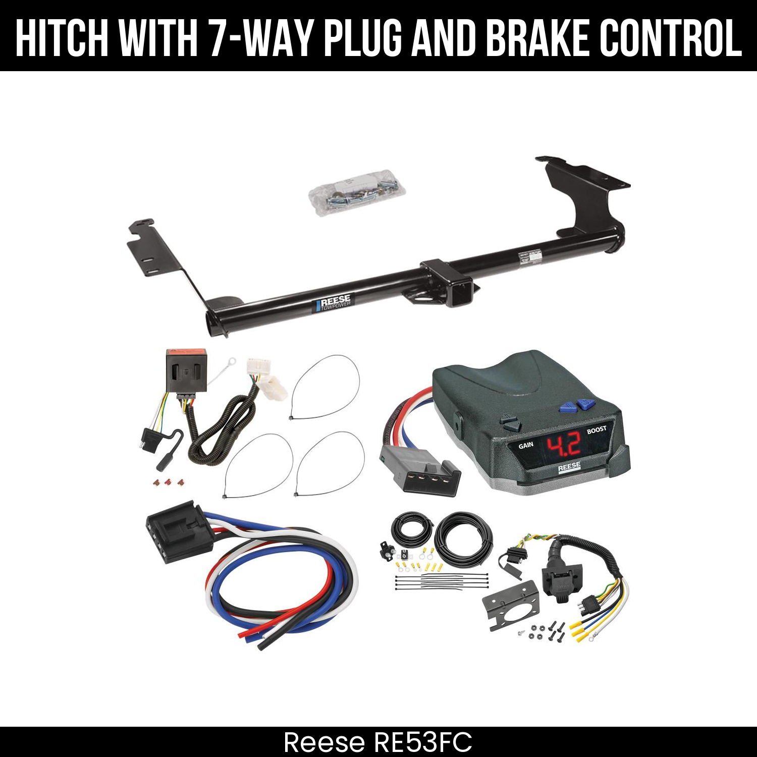 Trailer Hitch , 7-Way , Reese Brake EVN Control