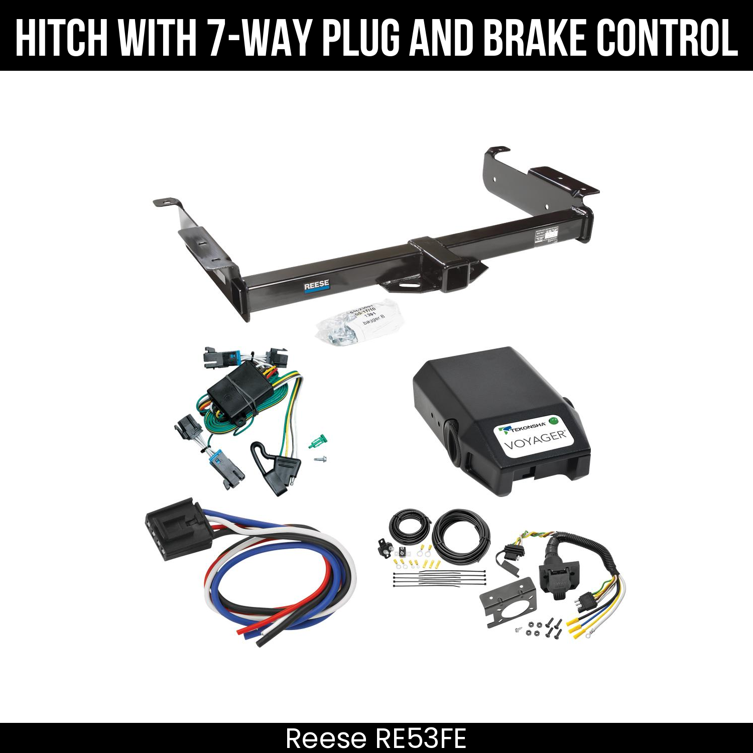Trailer Hitch , 7-Way , Tekonsha Voyager Brake Control