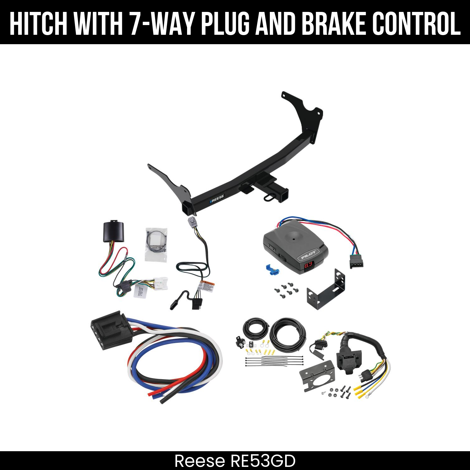 Trailer Hitch , 7-Way , Pro Series Pilot Brake Control