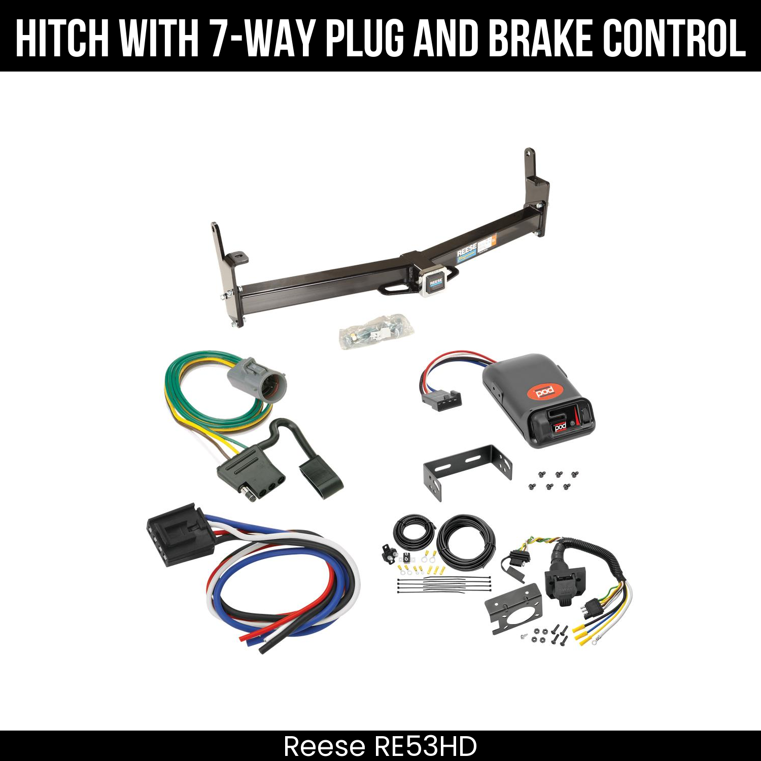 Trailer Hitch , 7-Way , Pro Series POD Brake Control