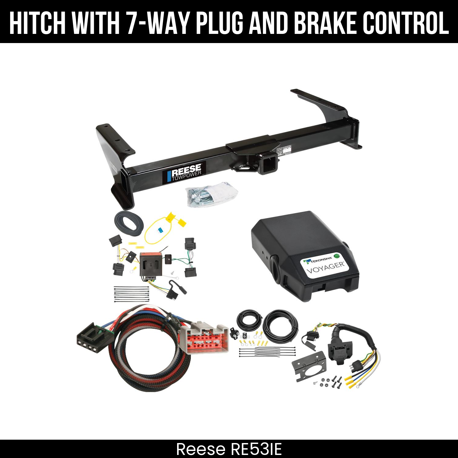 Trailer Hitch , 7-Way , Tekonsha Voyager Brake Control