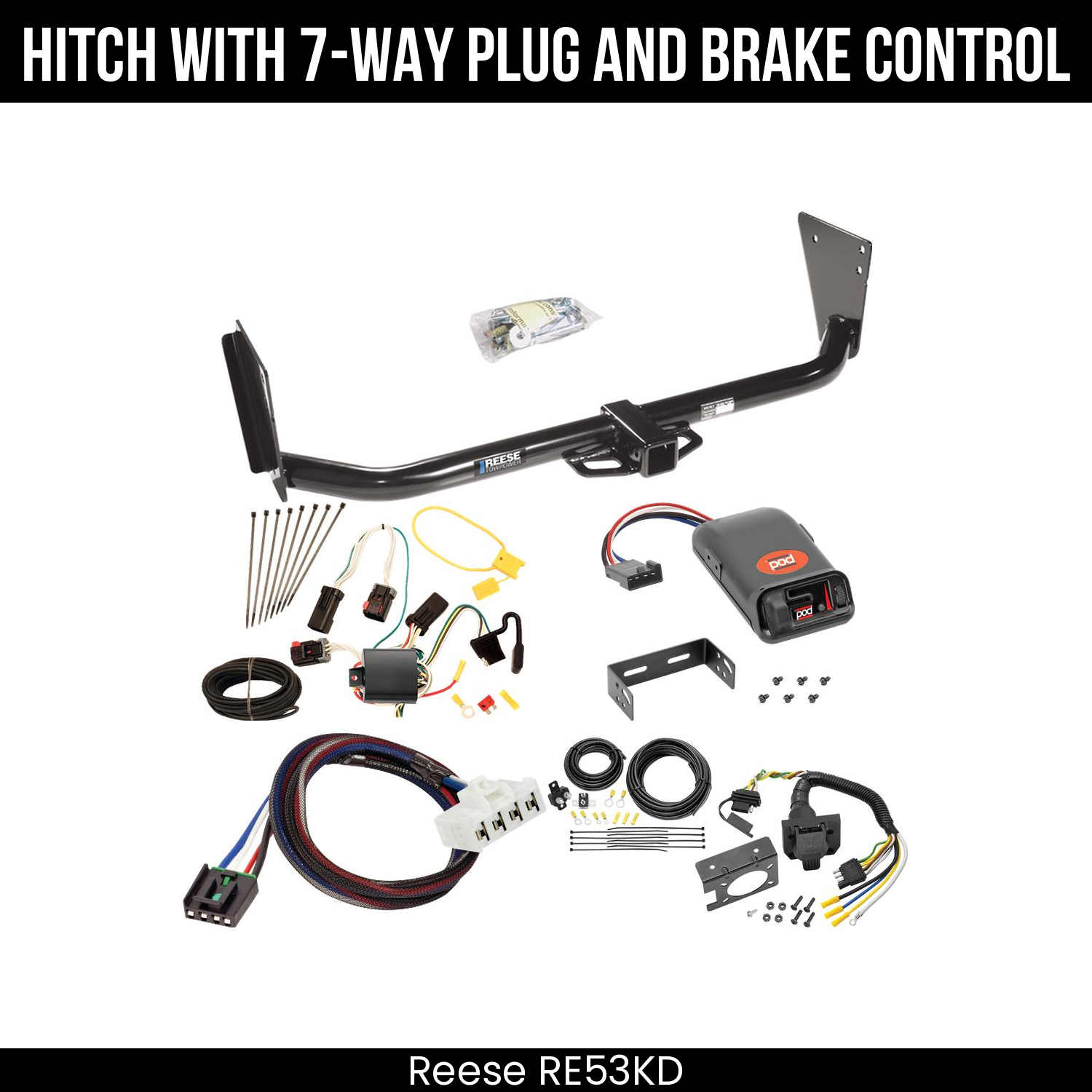 Trailer Hitch , 7-Way , Pro Series POD Brake Control