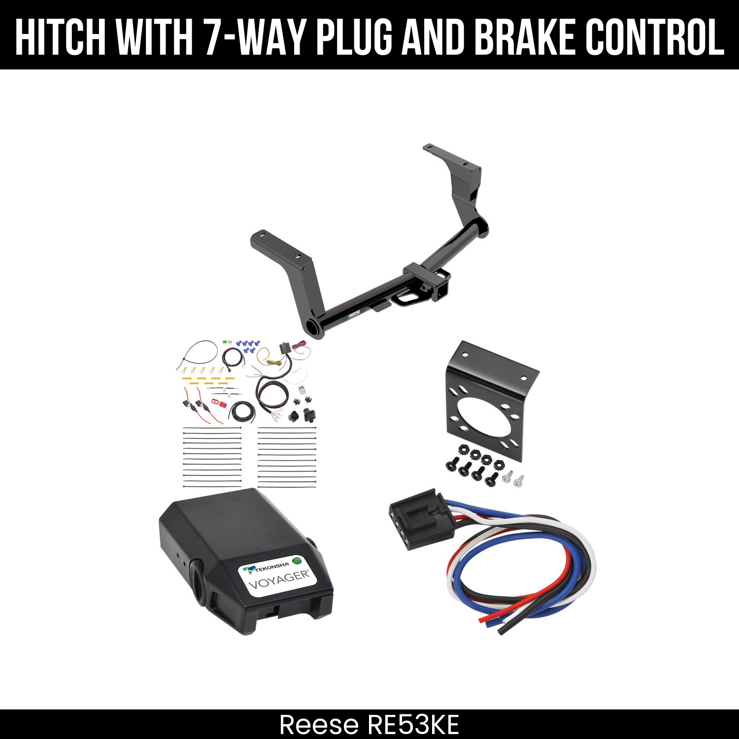 Trailer Hitch , 7-Way , Tekonsha Voyager Brake Control