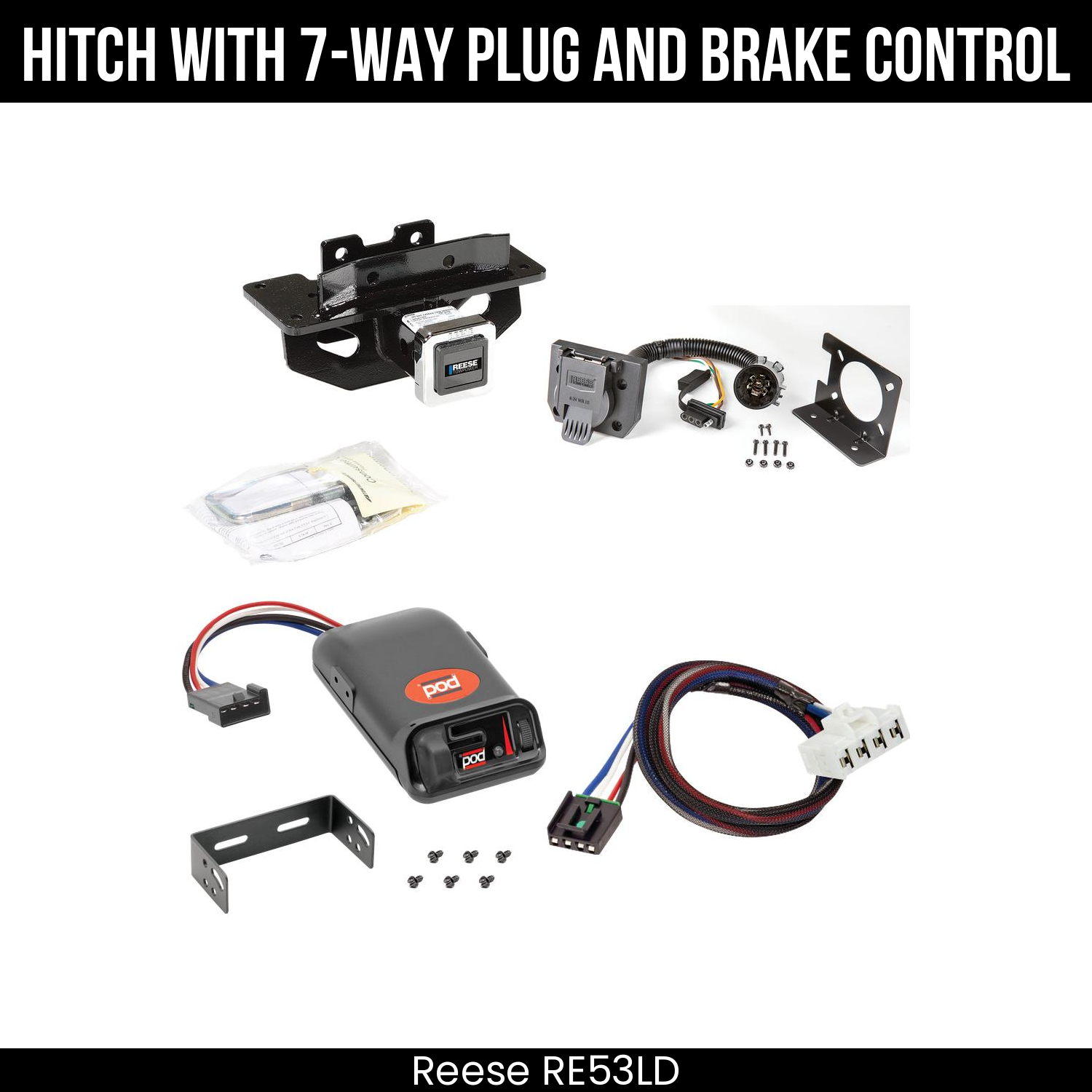 Trailer Hitch , 7-Way , Pro Series POD Brake Control