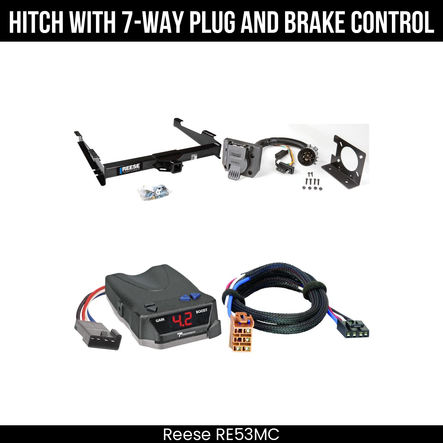 Trailer Hitch , 7-Way , Tekonsha Brake EVN Control
