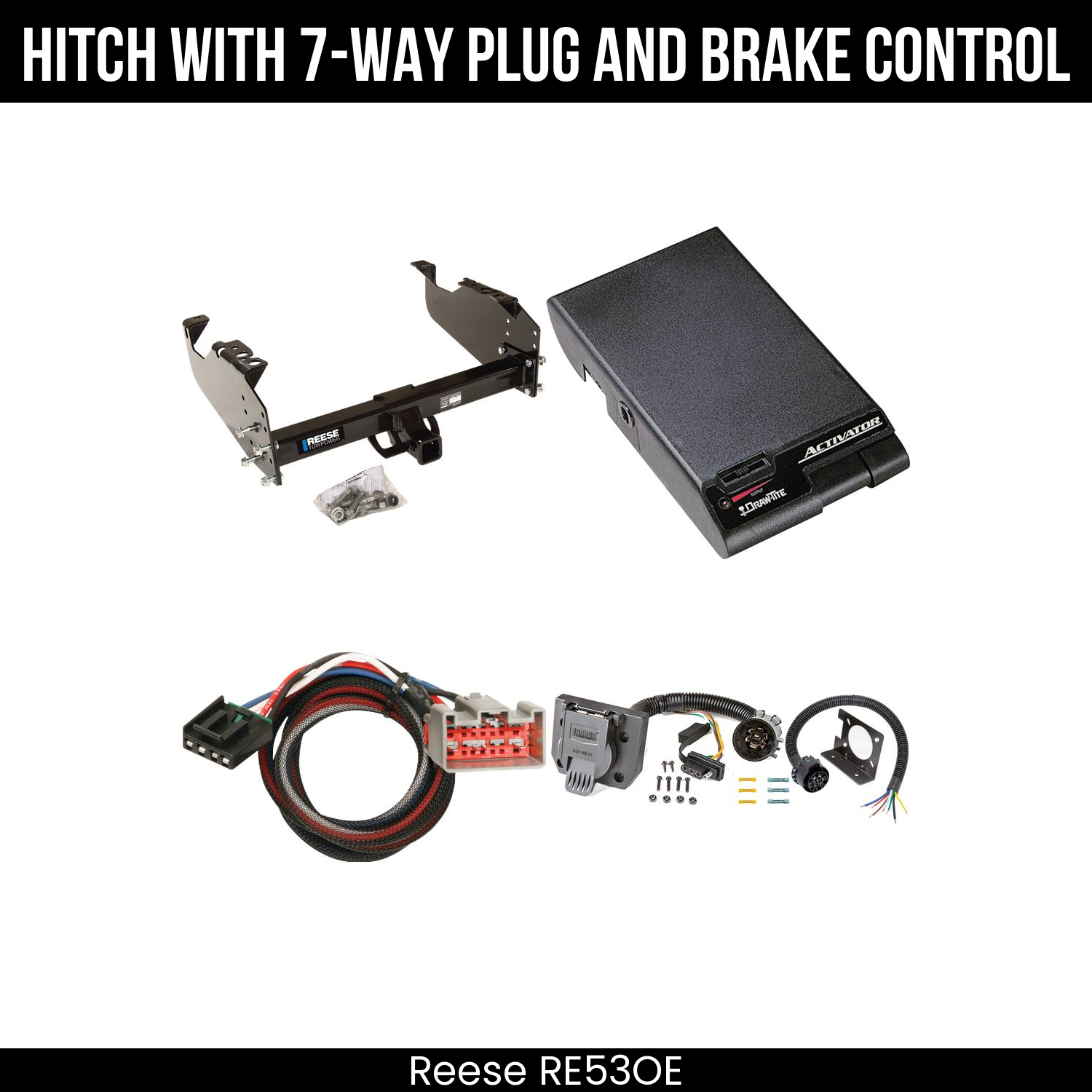 Trailer Hitch , 7-Way , Draw-Tite Activator Brake Control