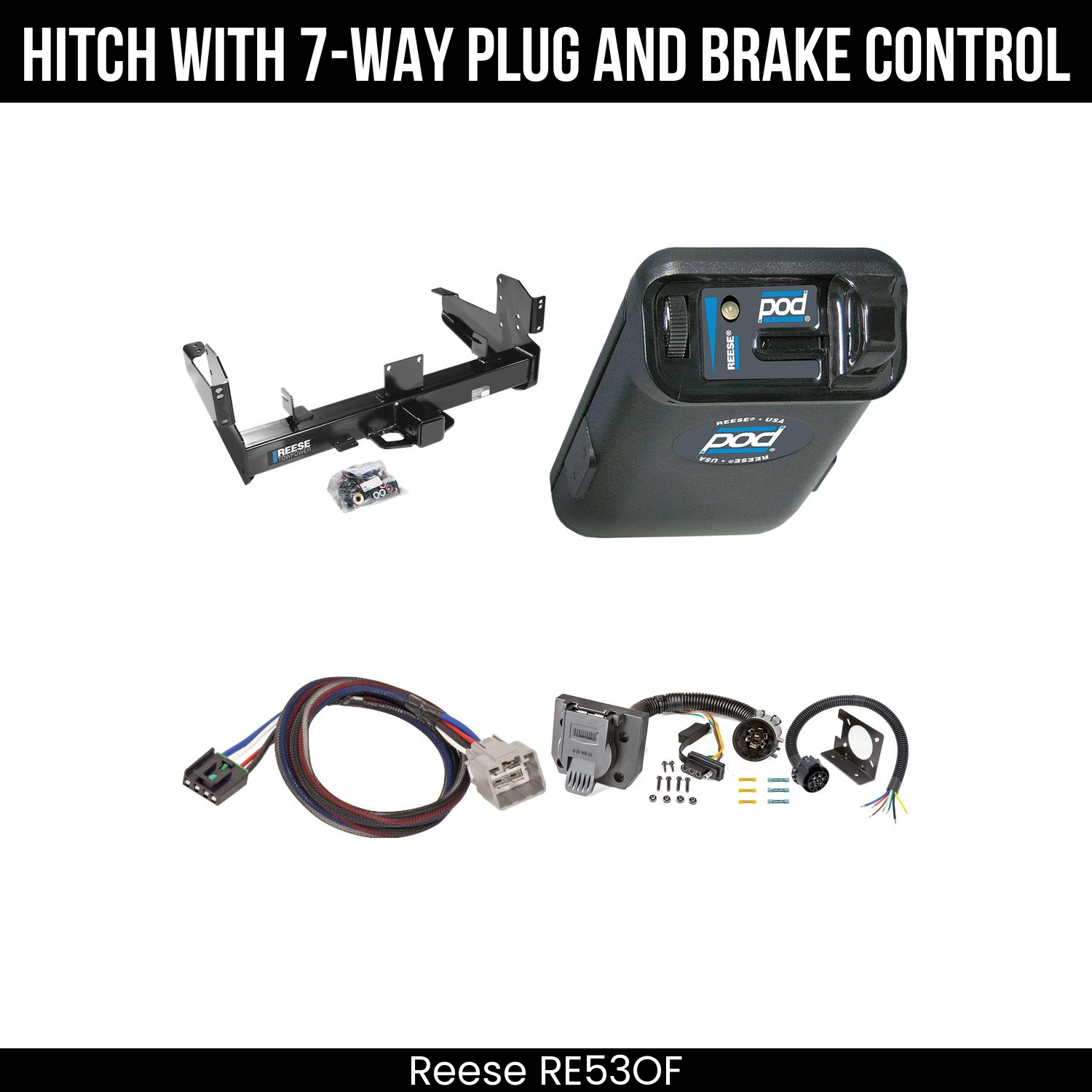 Trailer Hitch , 7-Way , Reese POD Brake Control