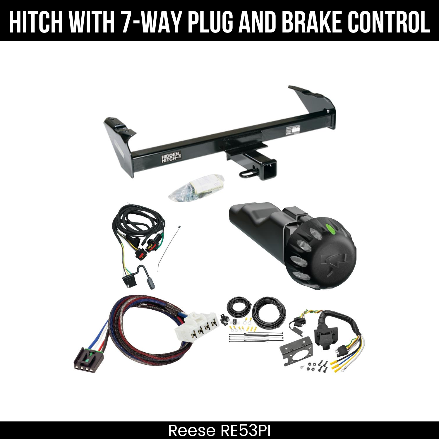 Trailer Hitch , 7-Way , Tekonsha Voyager iD Smart Brake Control
