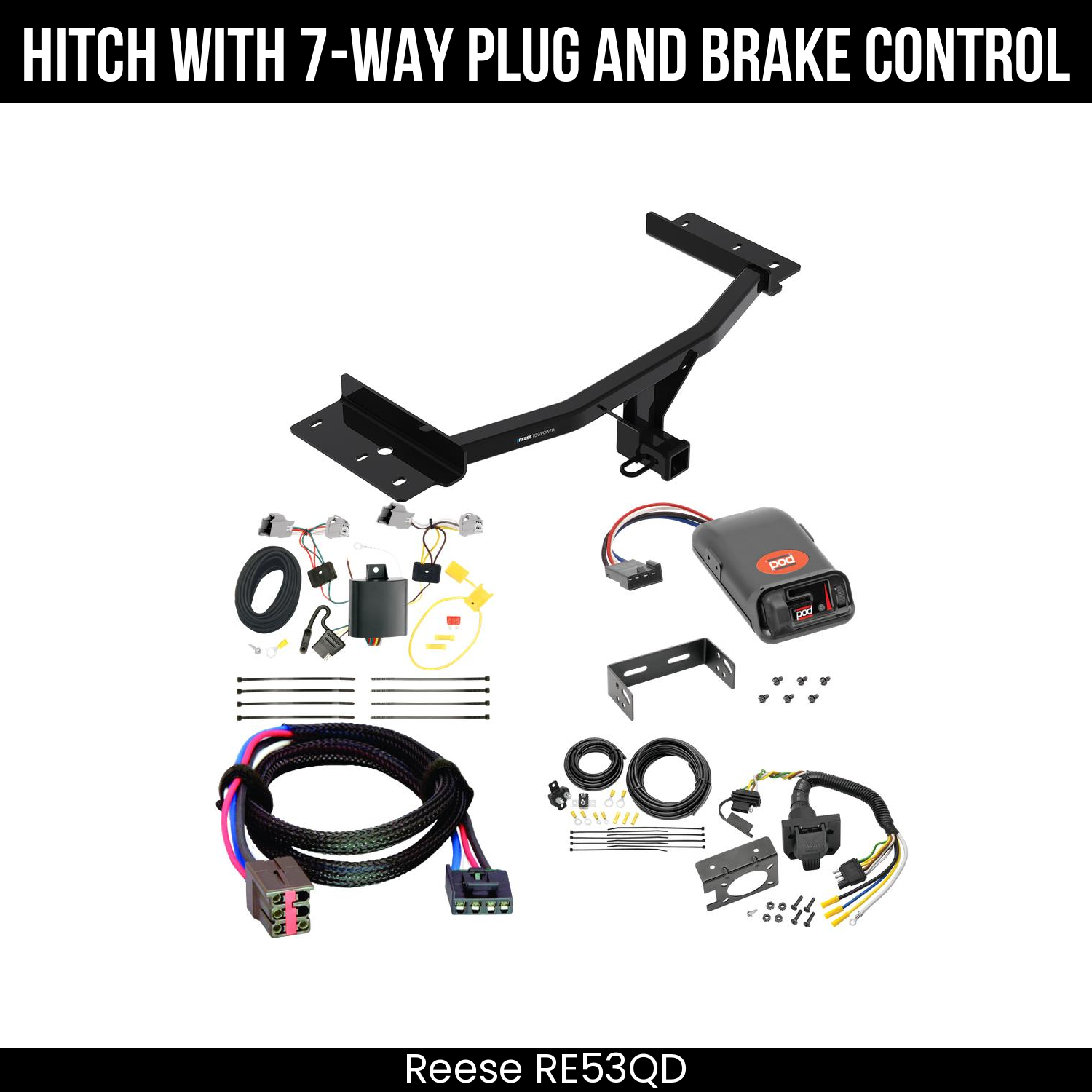 Trailer Hitch , 7-Way , Pro Series POD Brake Control