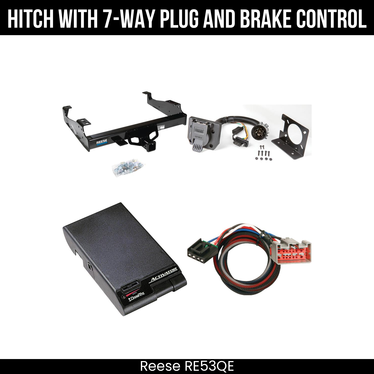 Trailer Hitch , 7-Way , Draw-Tite Activator Brake Control