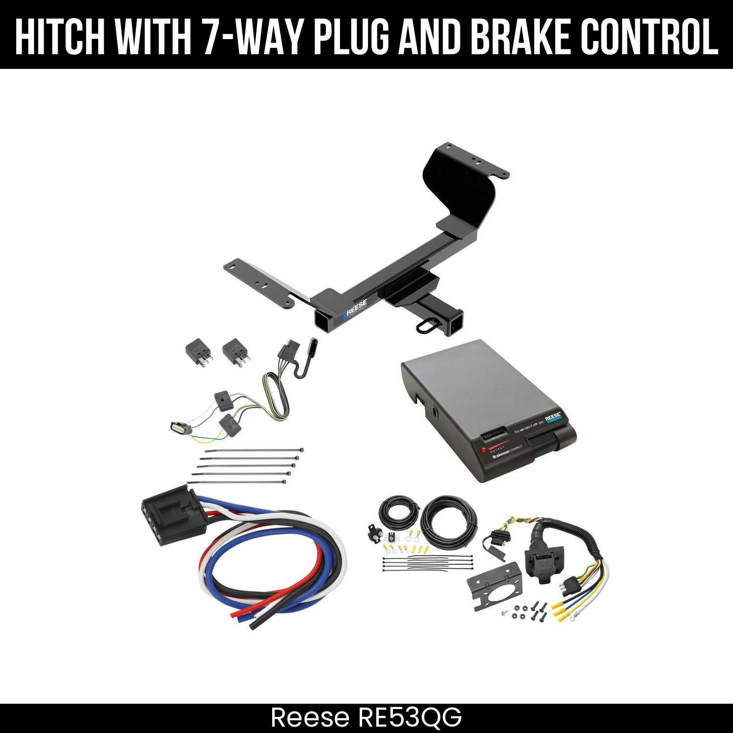 Trailer Hitch , 7-Way , Reese Brakeman Brake Control