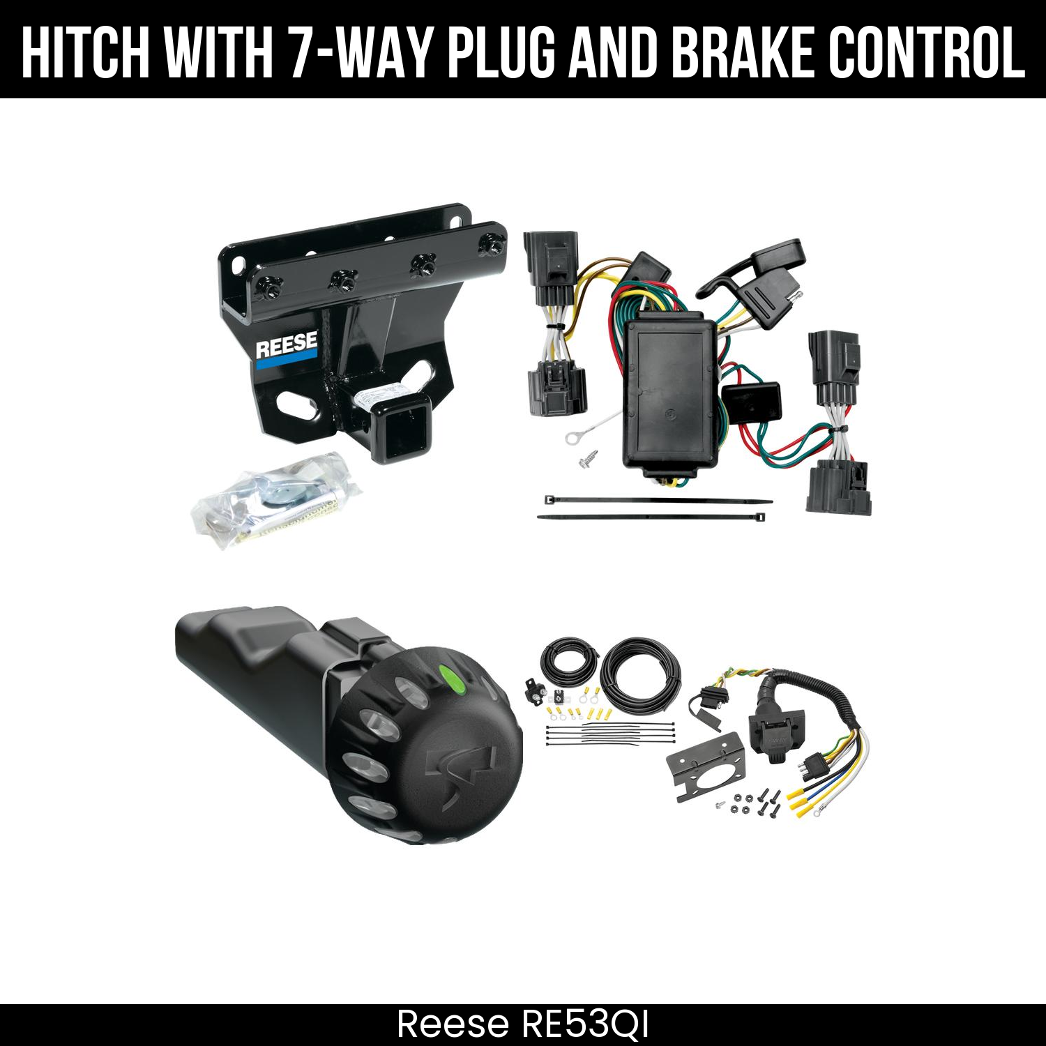 Trailer Hitch , 7-Way , Tekonsha Voyager iD Smart Brake Control