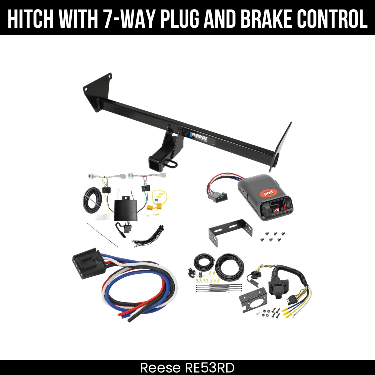 Trailer Hitch , 7-Way , Pro Series POD Brake Control