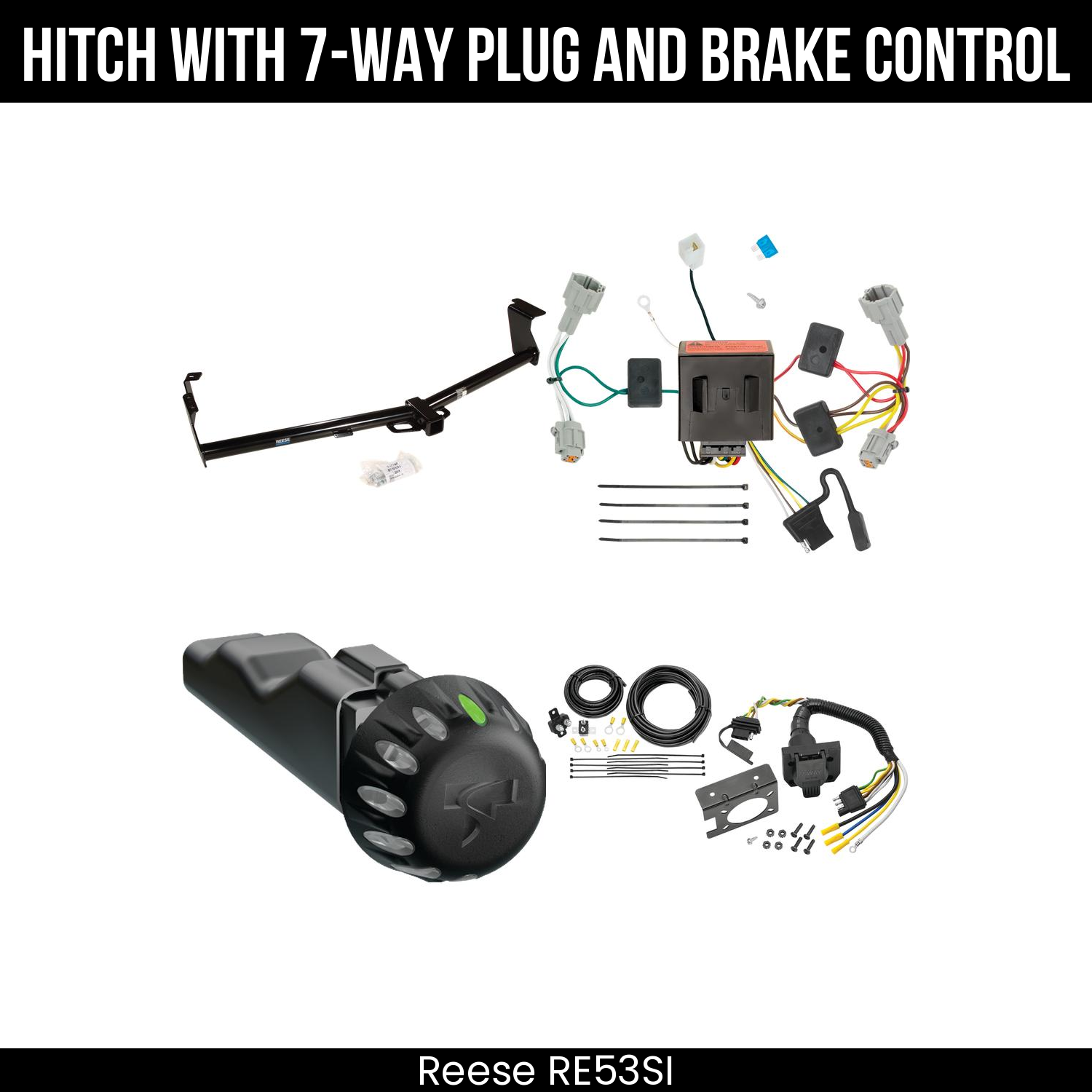 Trailer Hitch , 7-Way , Tekonsha Voyager iD Smart Brake Control